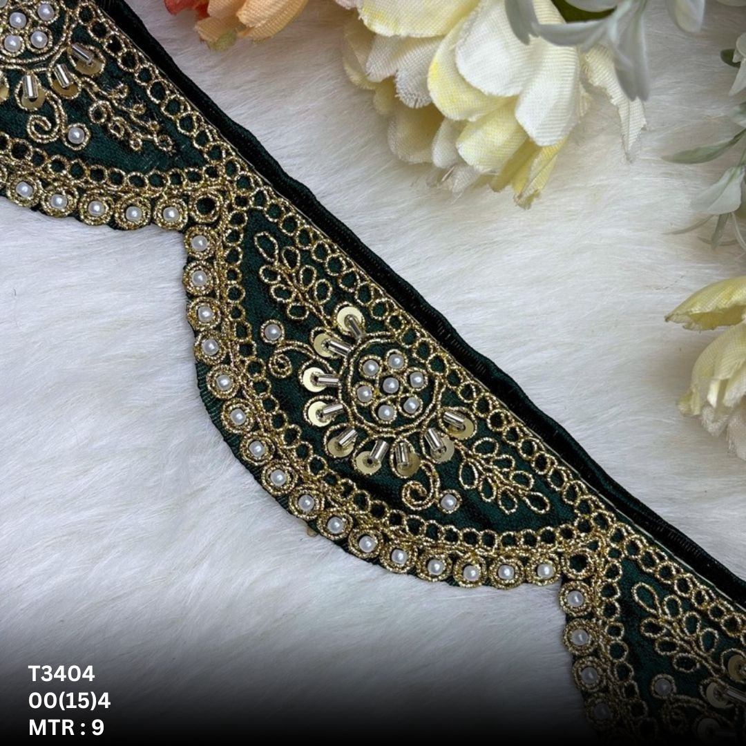 Wedding Garment Decorative Beads Trim for Saree Blouse