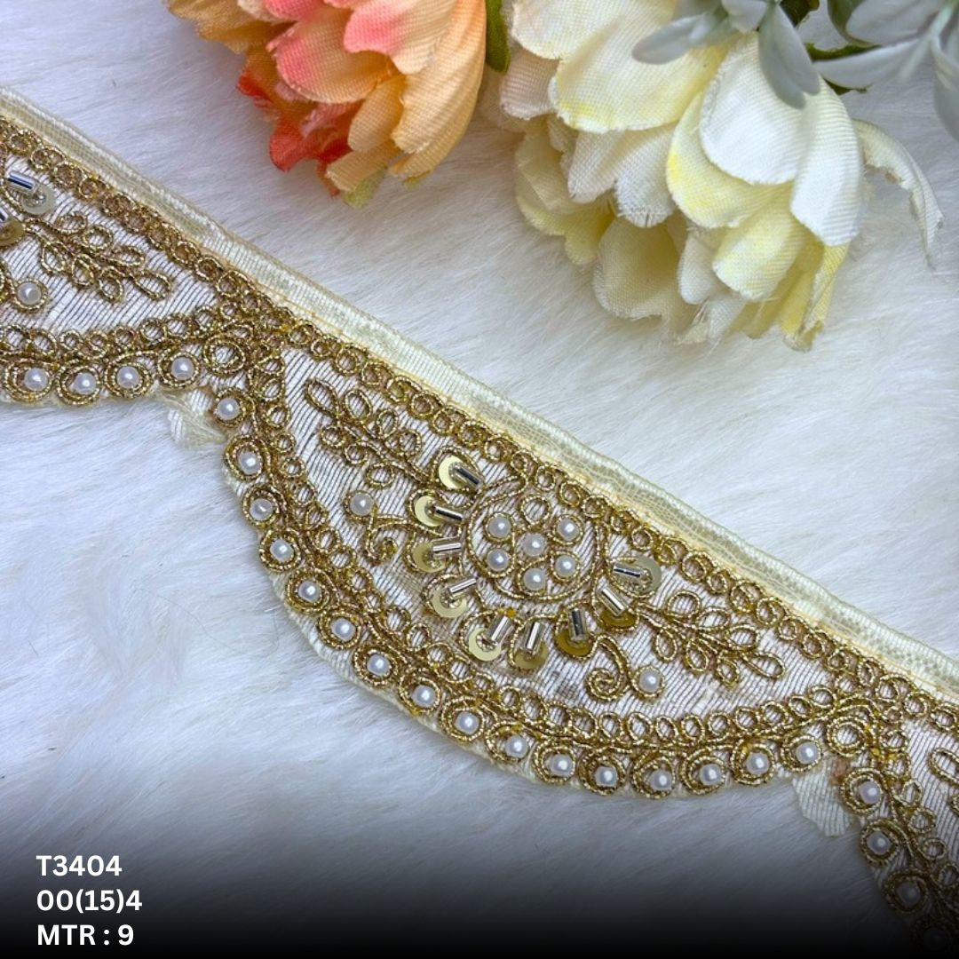 Wedding Garment Decorative Beads Trim for Saree Blouse
