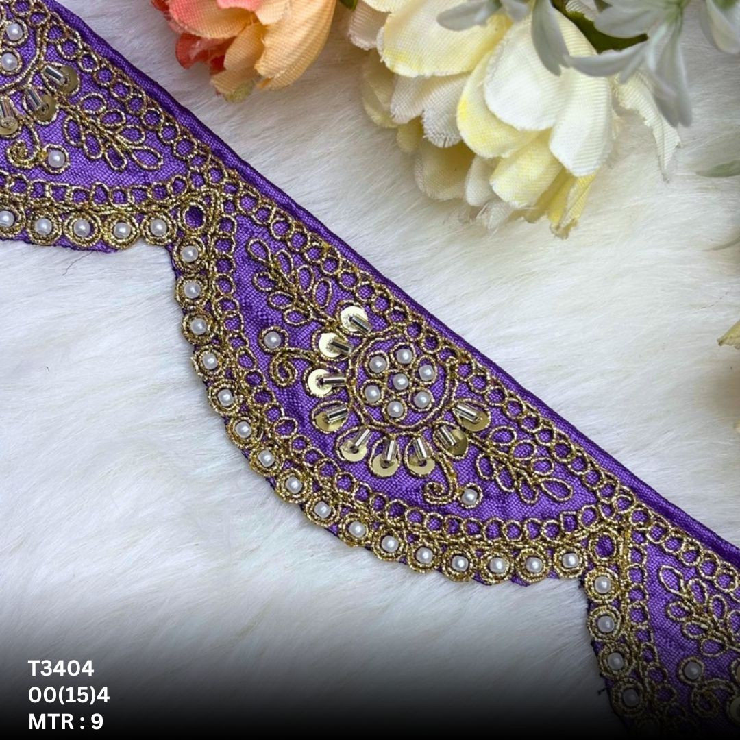 Wedding Garment Decorative Beads Trim for Saree Blouse