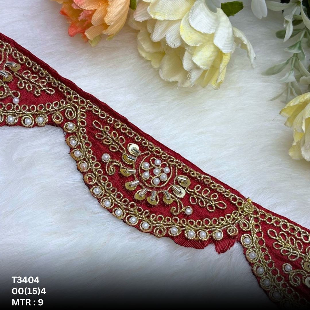 Wedding Garment Decorative Beads Trim for Saree Blouse