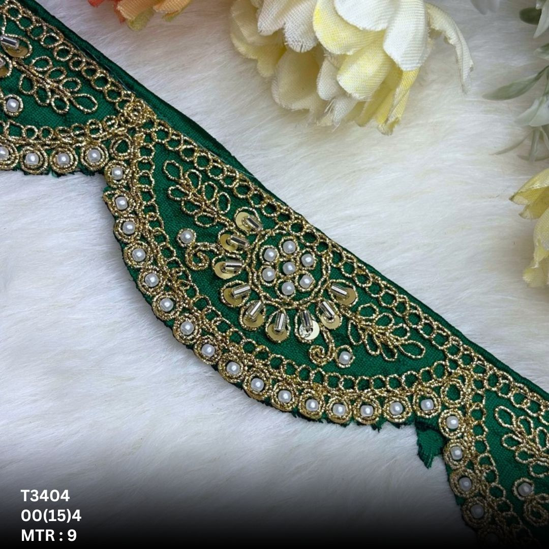 Wedding Garment Decorative Beads Trim for Saree Blouse