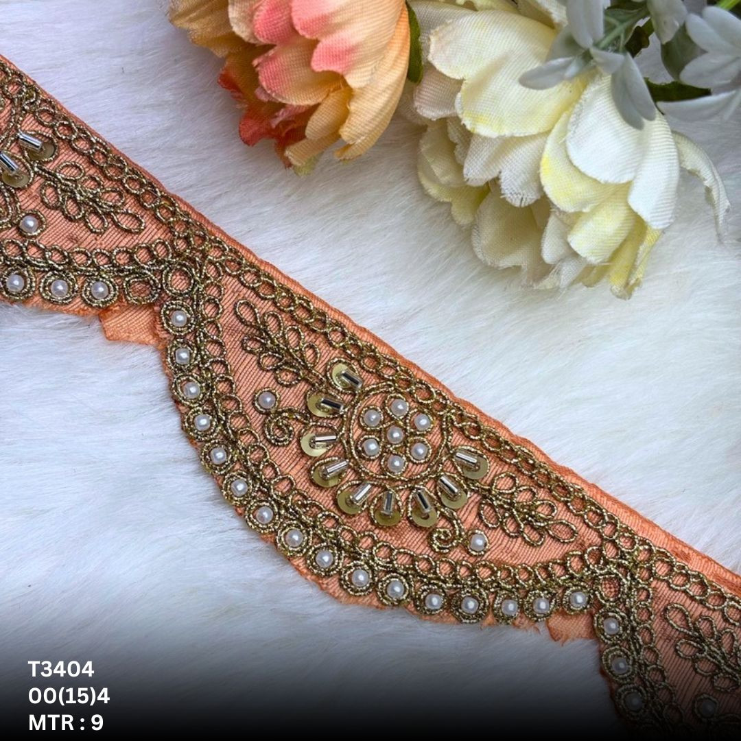 Wedding Garment Decorative Beads Trim for Saree Blouse