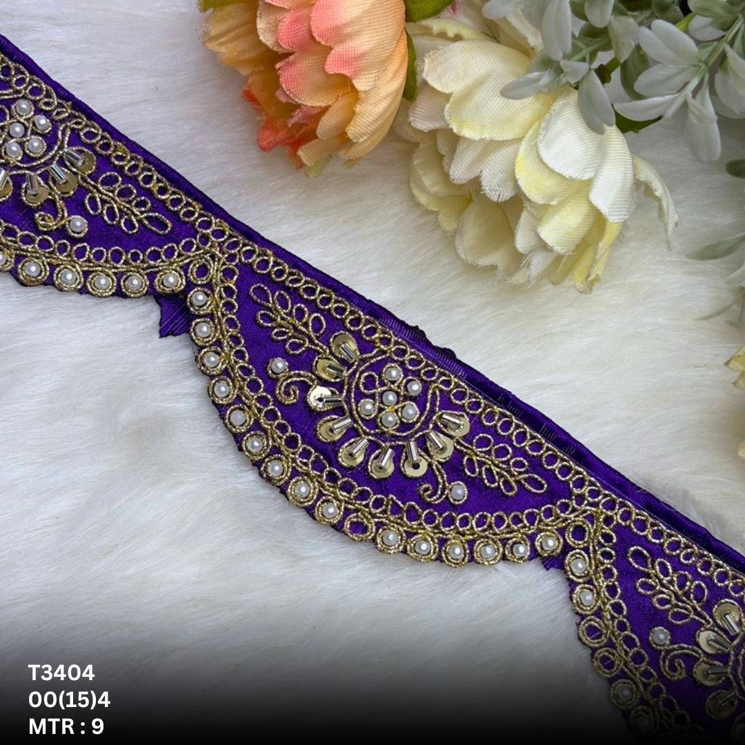 Wedding Garment Decorative Beads Trim for Saree Blouse