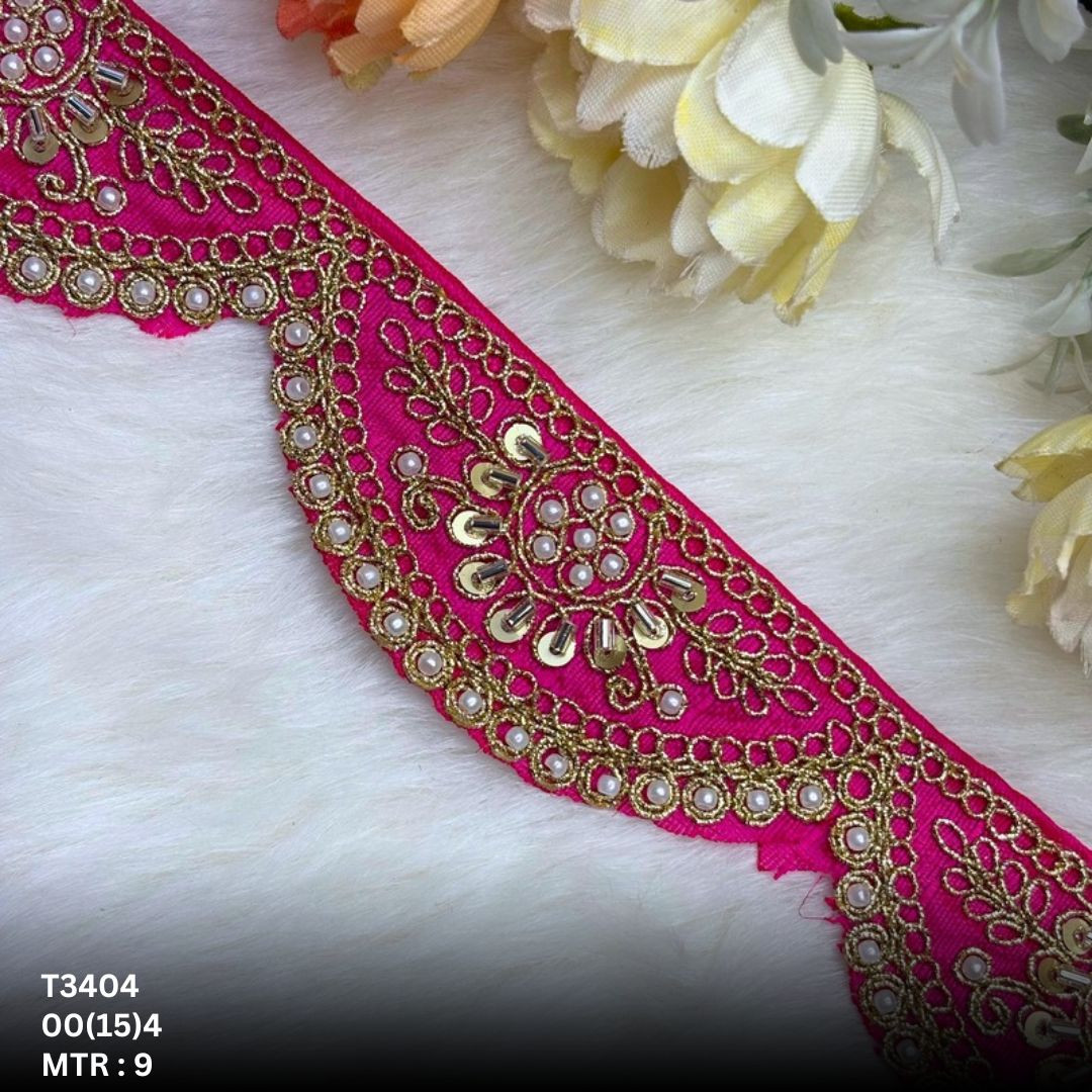 Wedding Garment Decorative Beads Trim for Saree Blouse