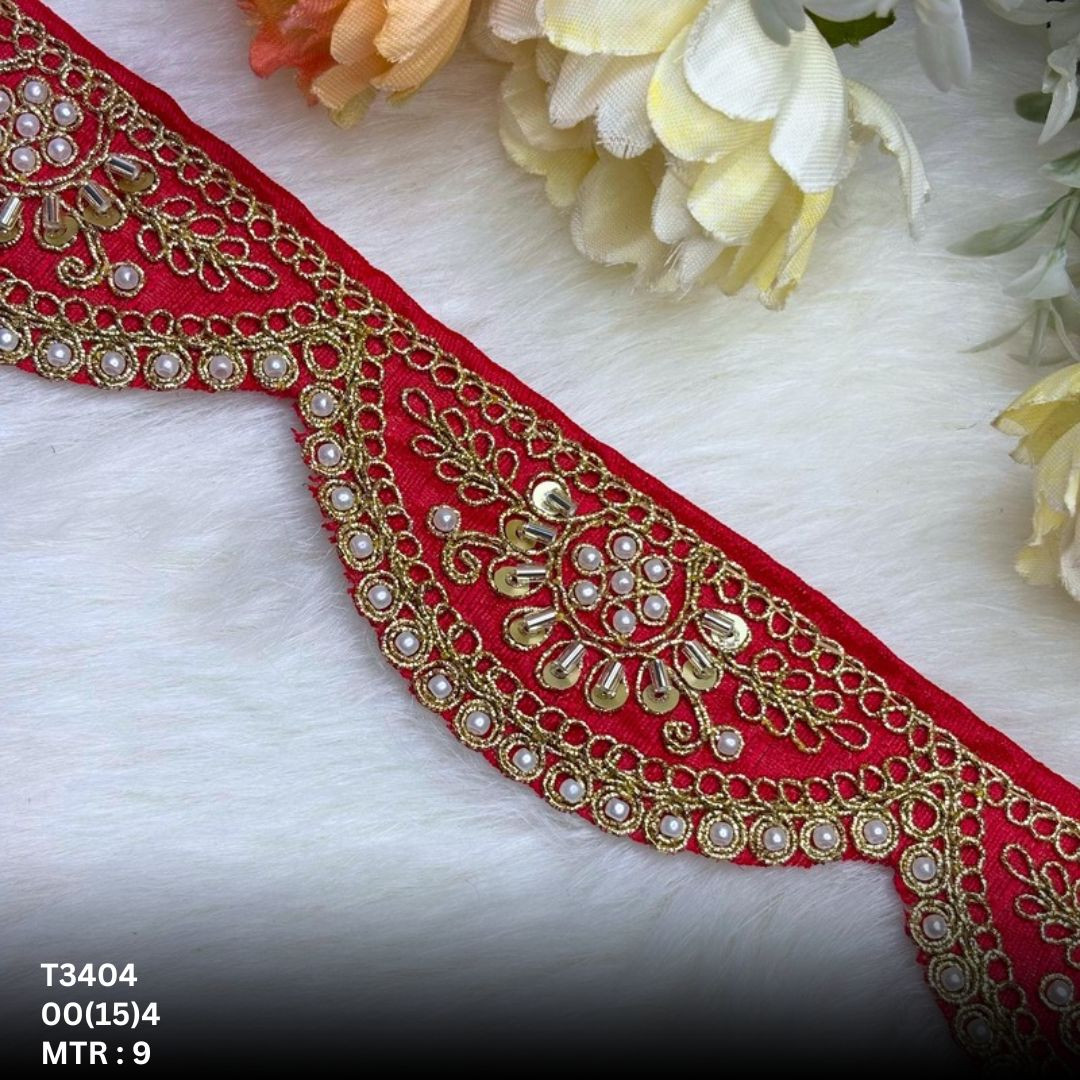 Wedding Garment Decorative Beads Trim for Saree Blouse