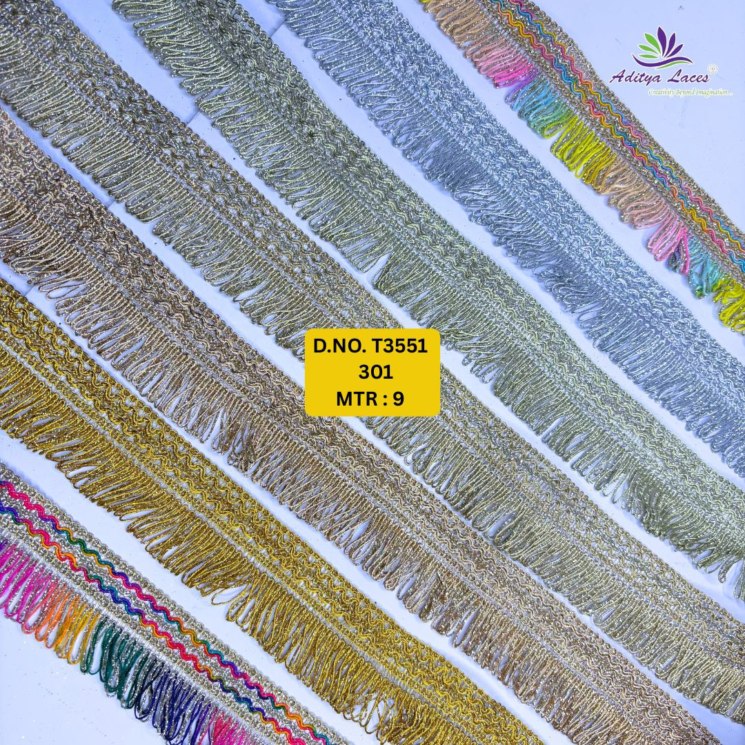 Luxury Readymade Lace Border with Zari Work for Saree Bridal Wear