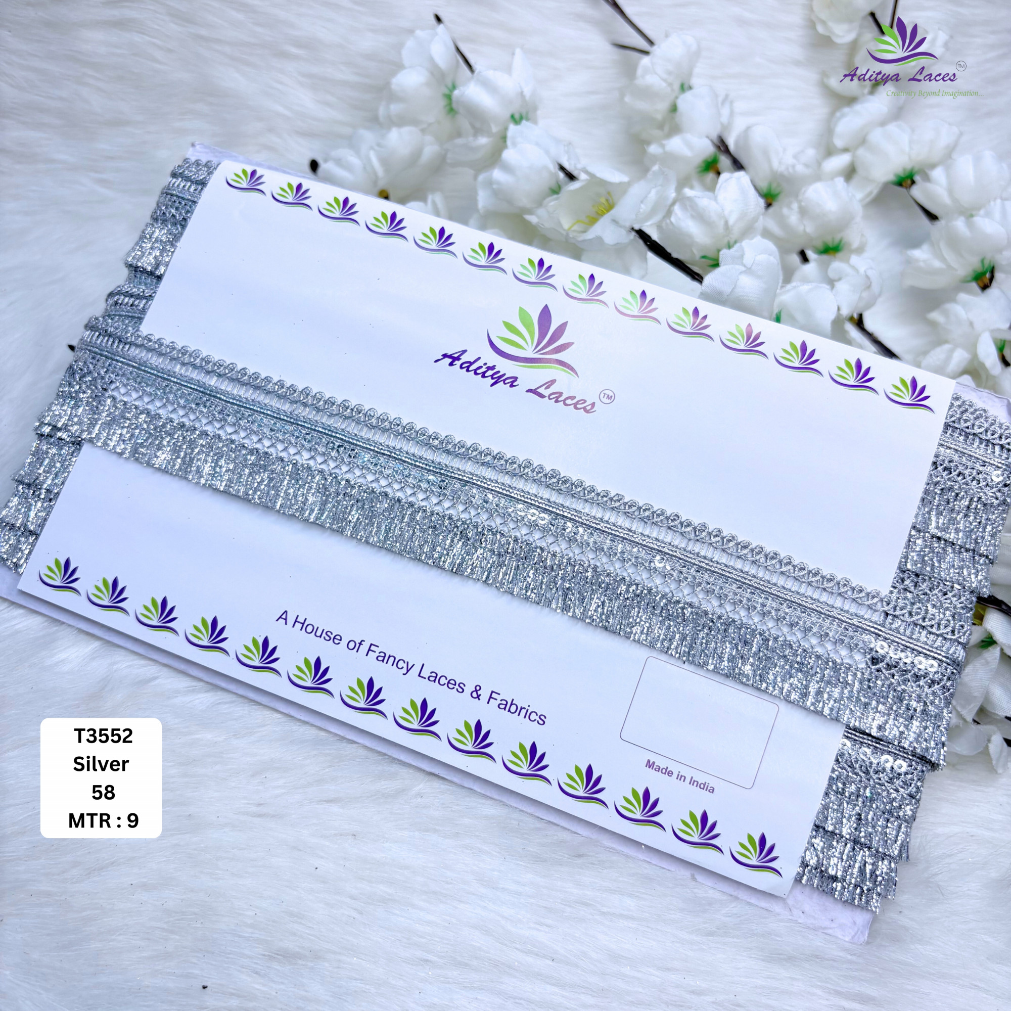 Royal Readymade Lace Border with Zari Work for Saree Bridal Wear