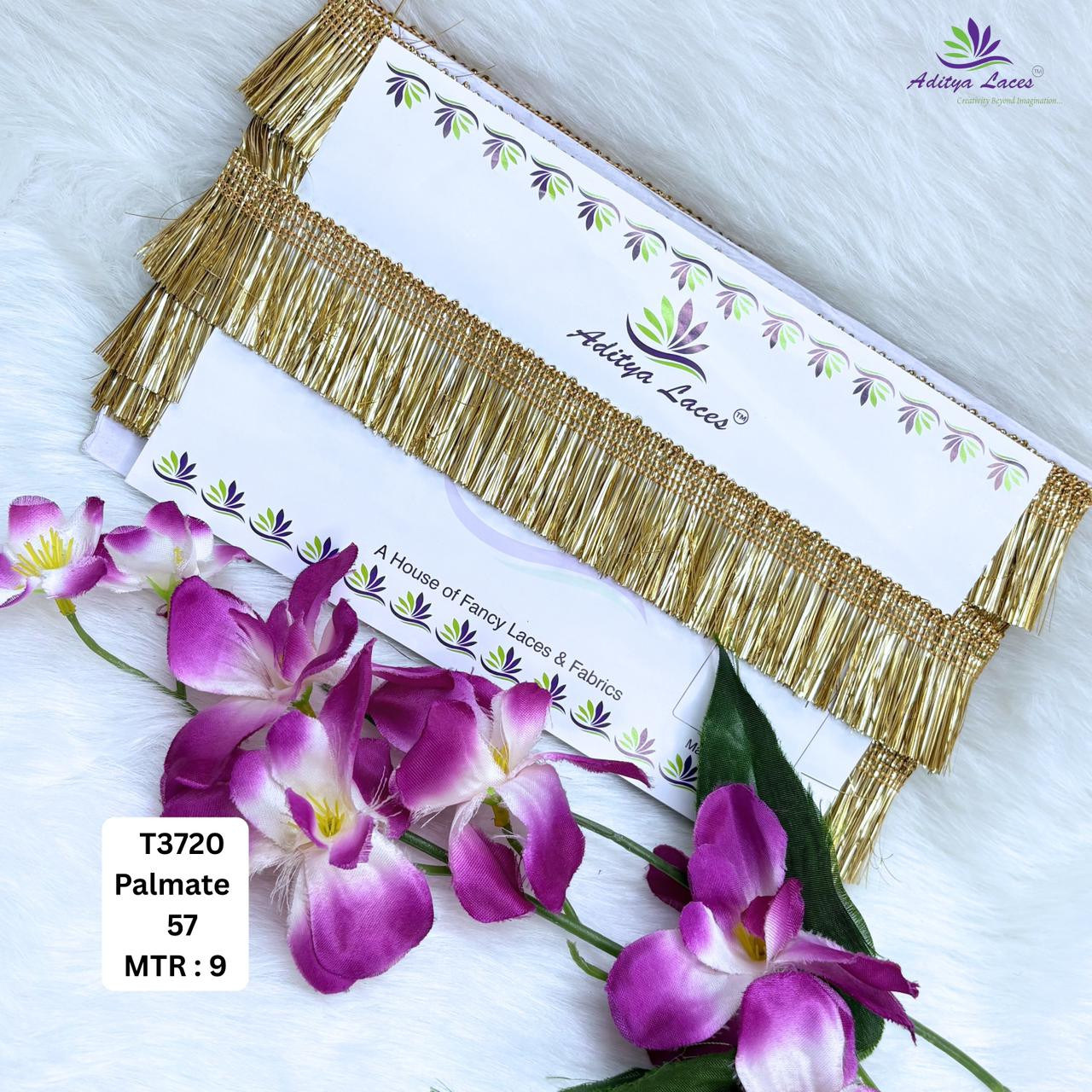 Premium Readymade Lace Border with Zari Work for Saree Bridal Wear