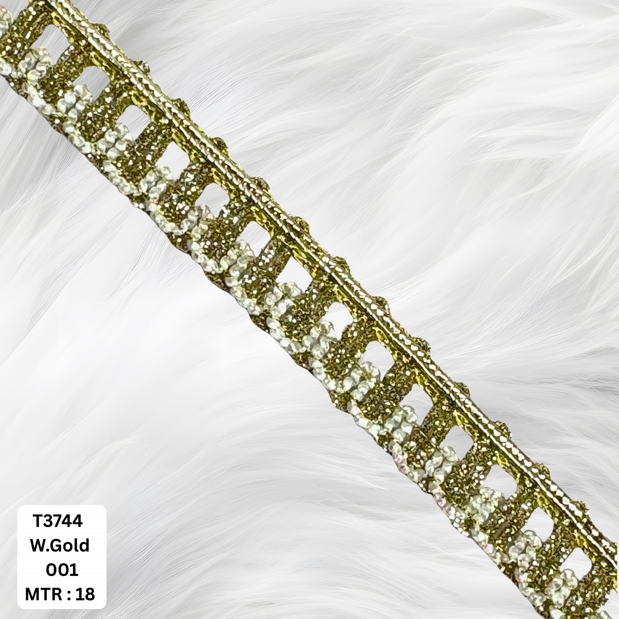 Designer Silver Embroidery Lace Trim for Saree Garments
