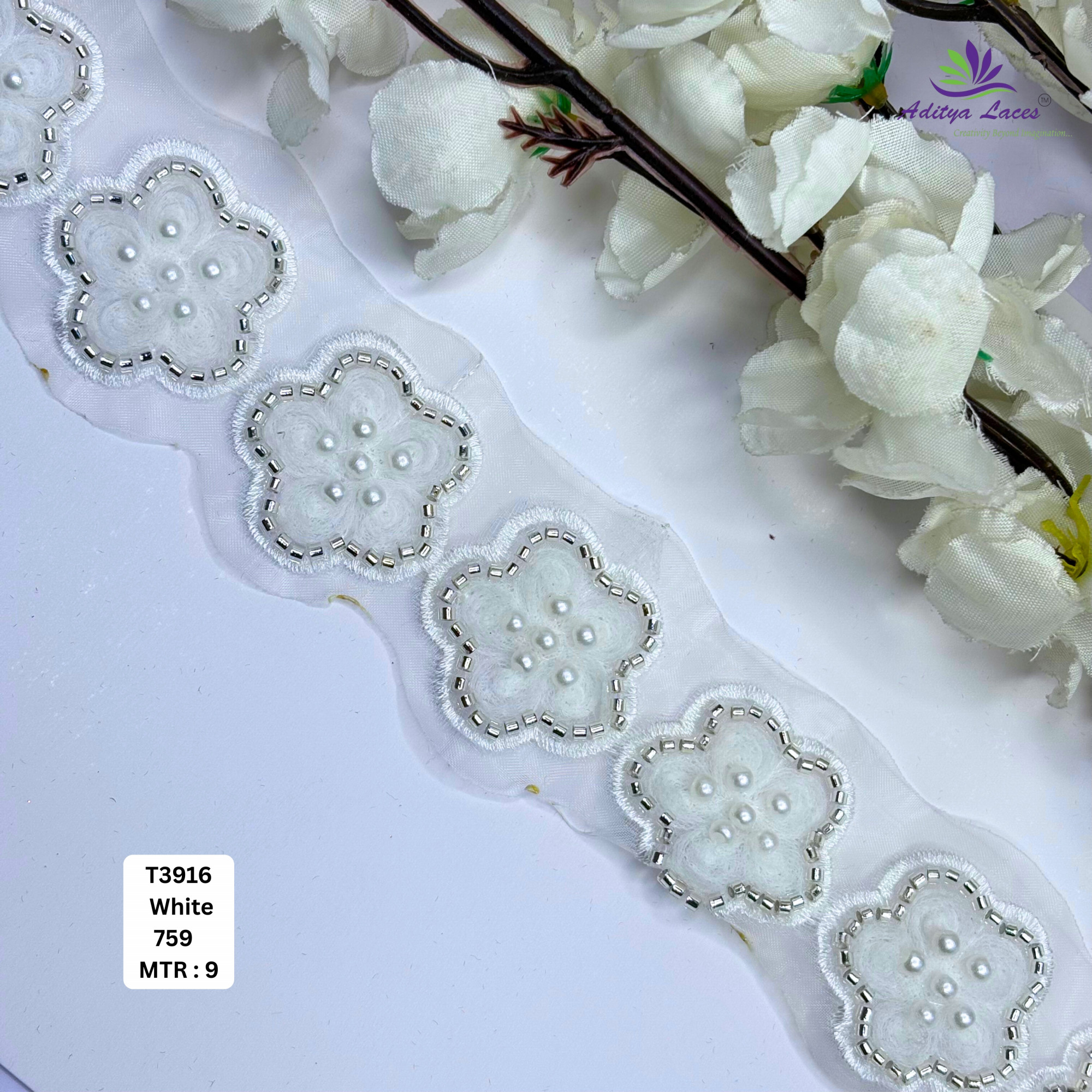 Bridal Garment Decorative Beads Trim for Garment Decoration