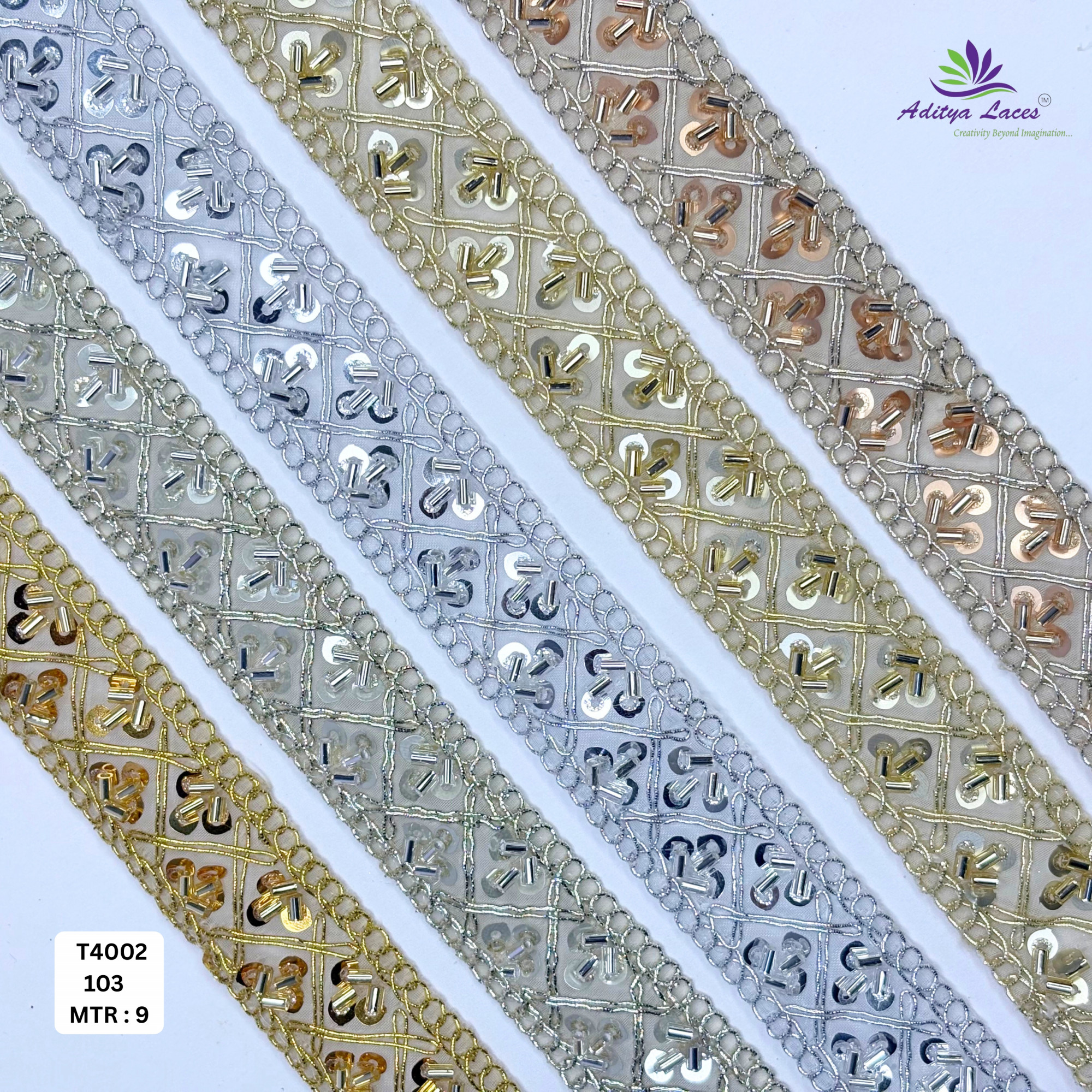 Premium Designer Beads Border for Fashion Accessories