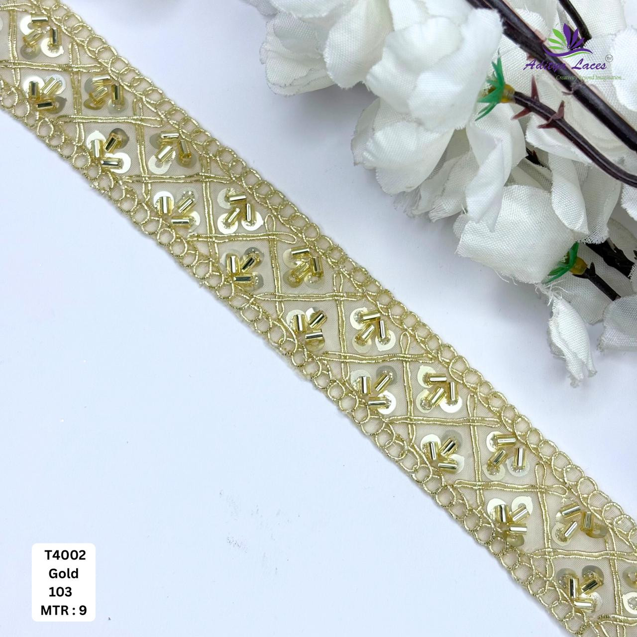 Premium Designer Beads Border for Fashion Accessories