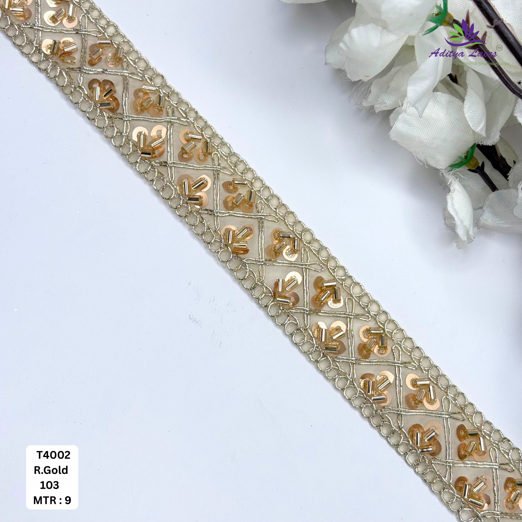 Premium Designer Beads Border for Fashion Accessories