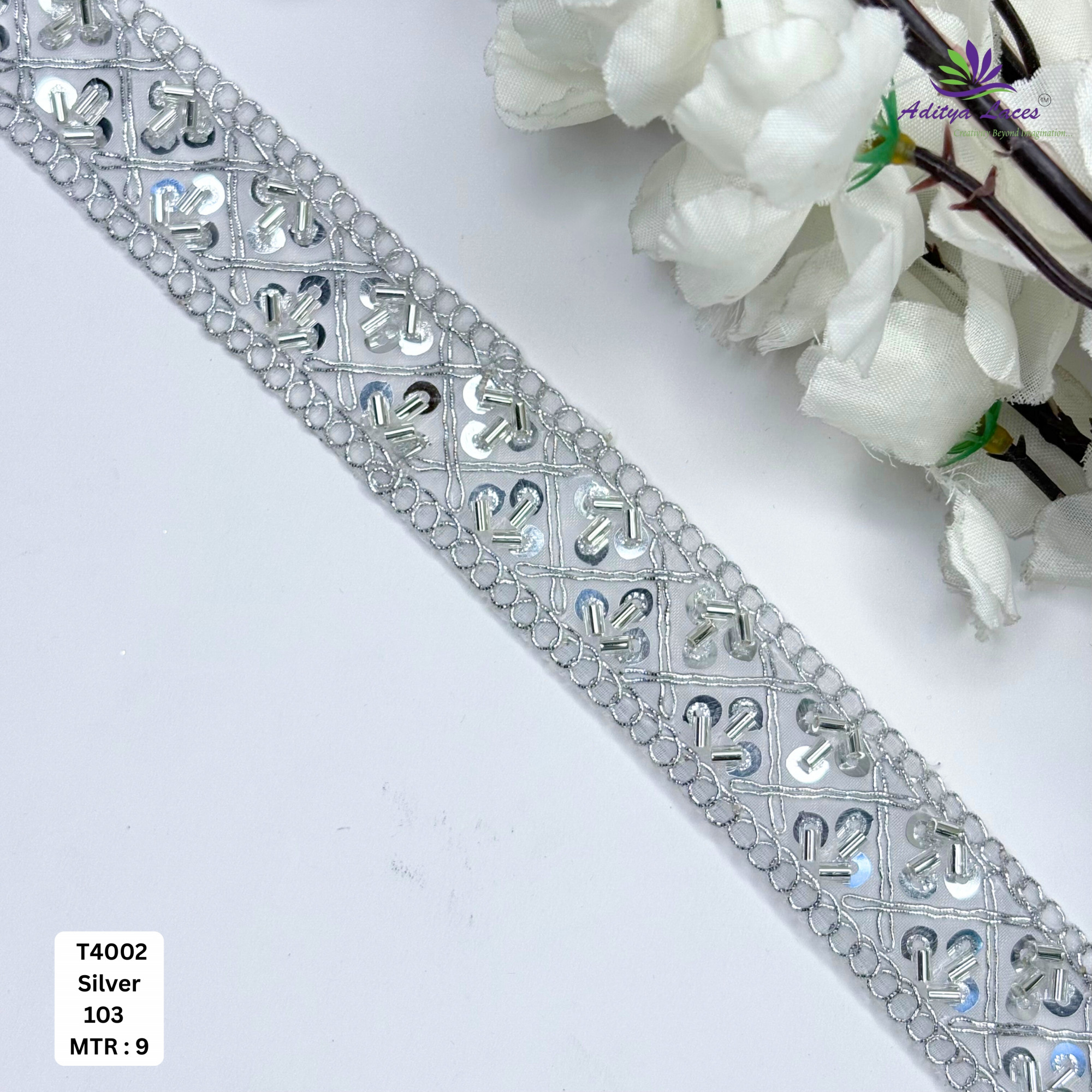 Premium Designer Beads Border for Fashion Accessories