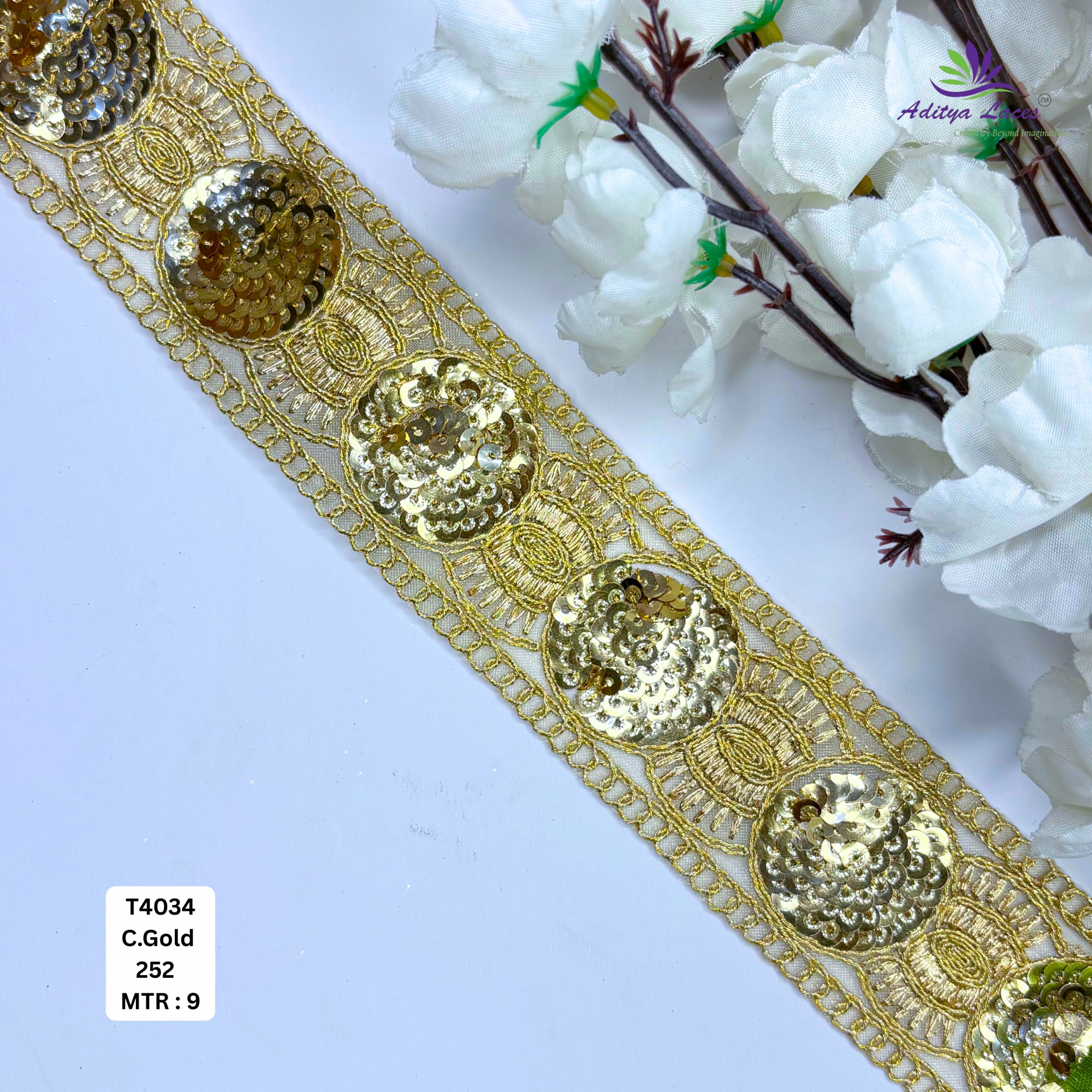 Fancy Silver Embroidery Lace Trim for Saree Garments