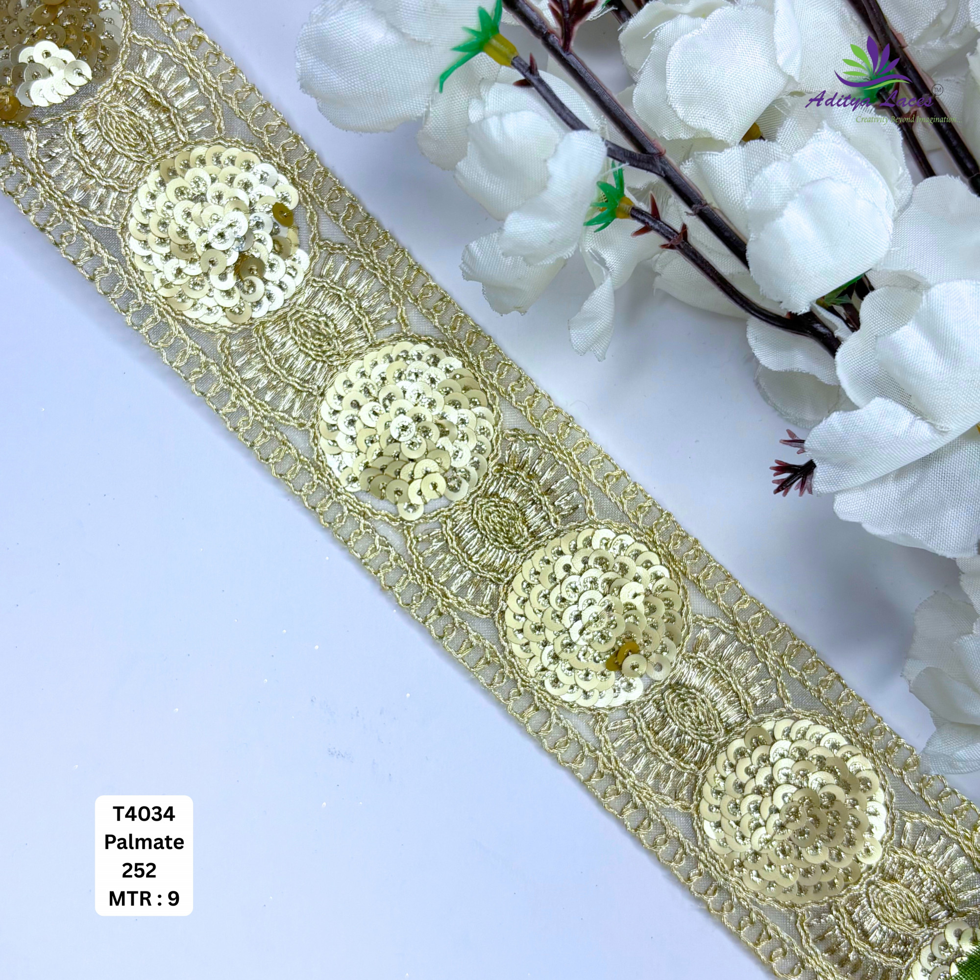 Fancy Silver Embroidery Lace Trim for Saree Garments