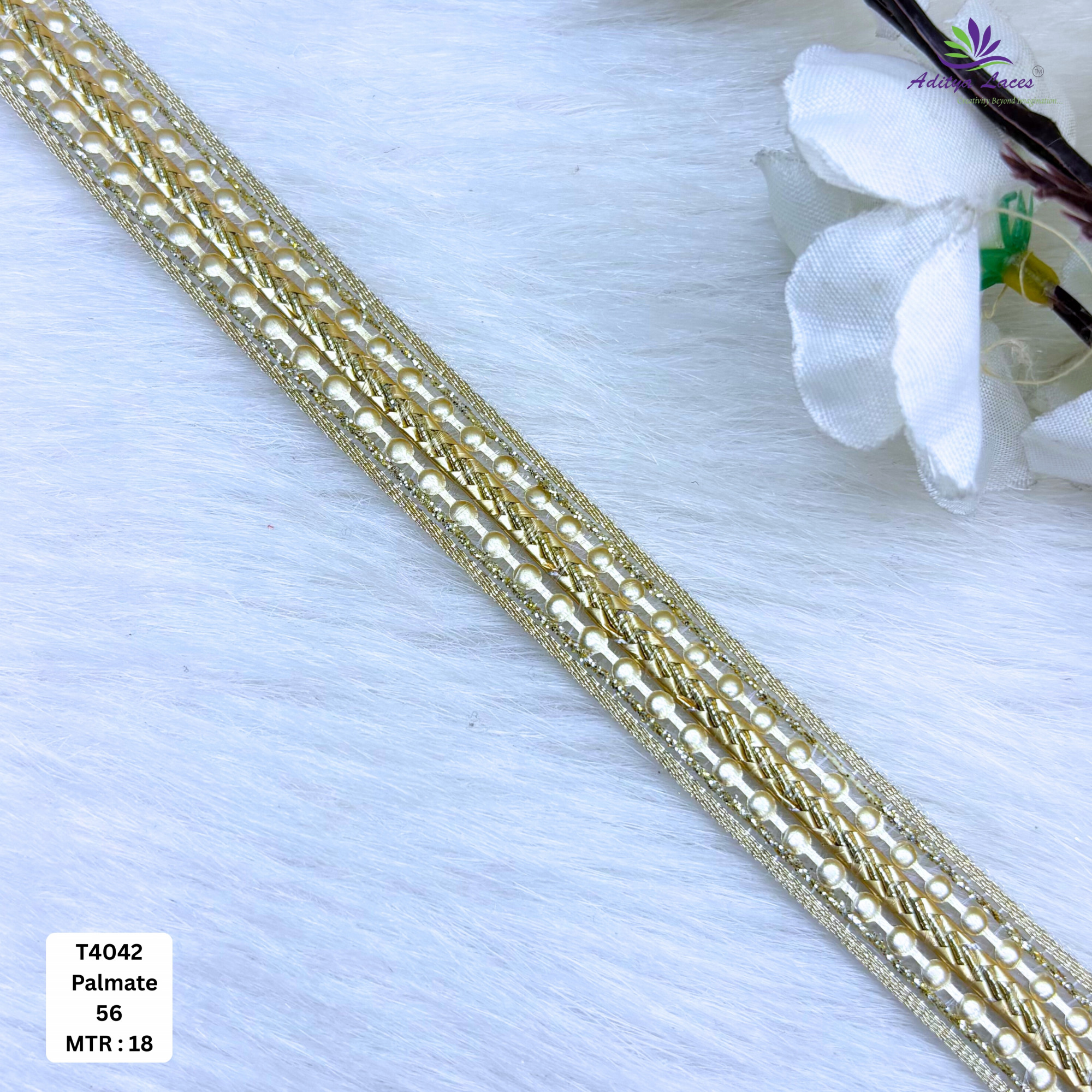 Elegant Silver Embroidery Lace Trim for Saree Garments