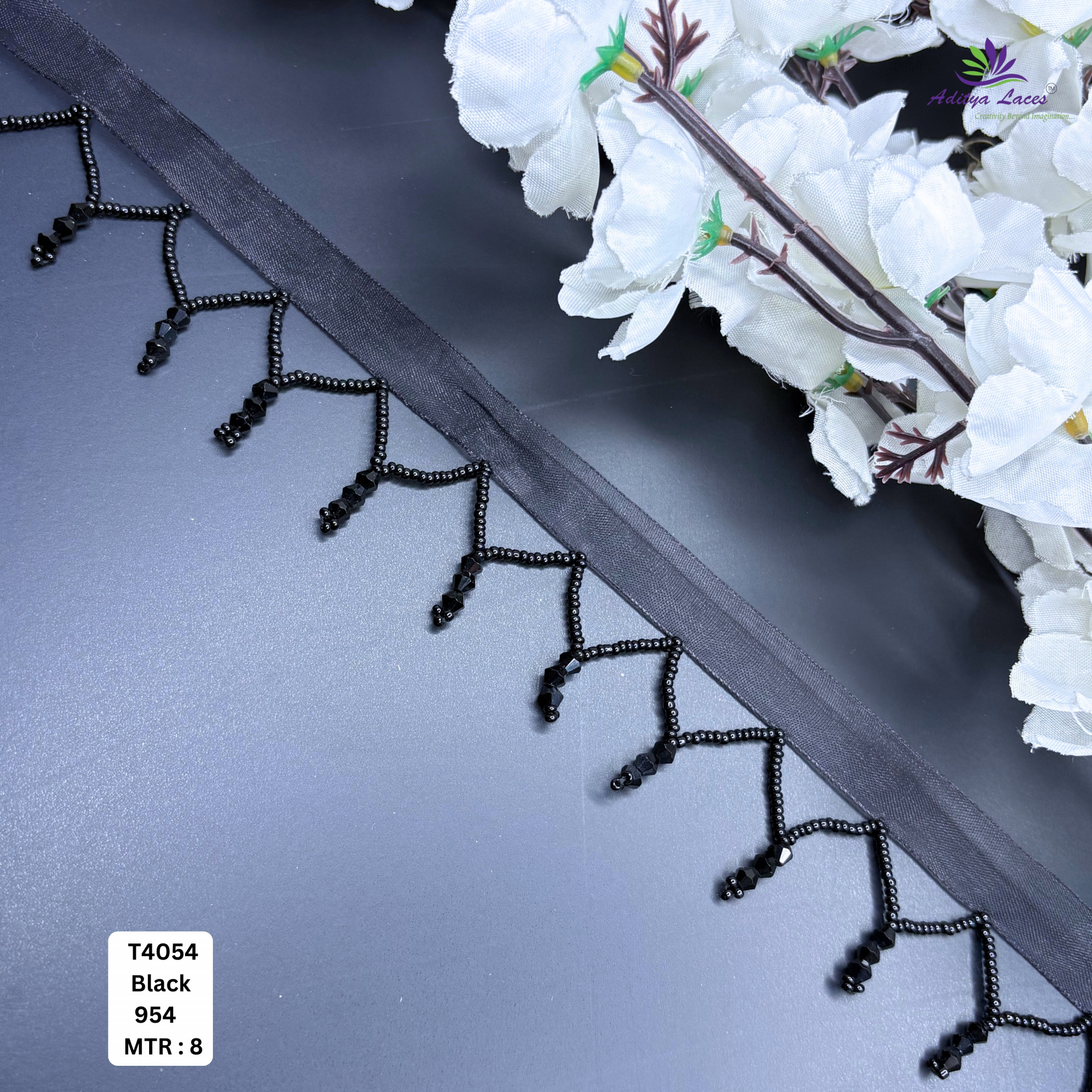 Decorative Gold Pearl Moti Lace Trim