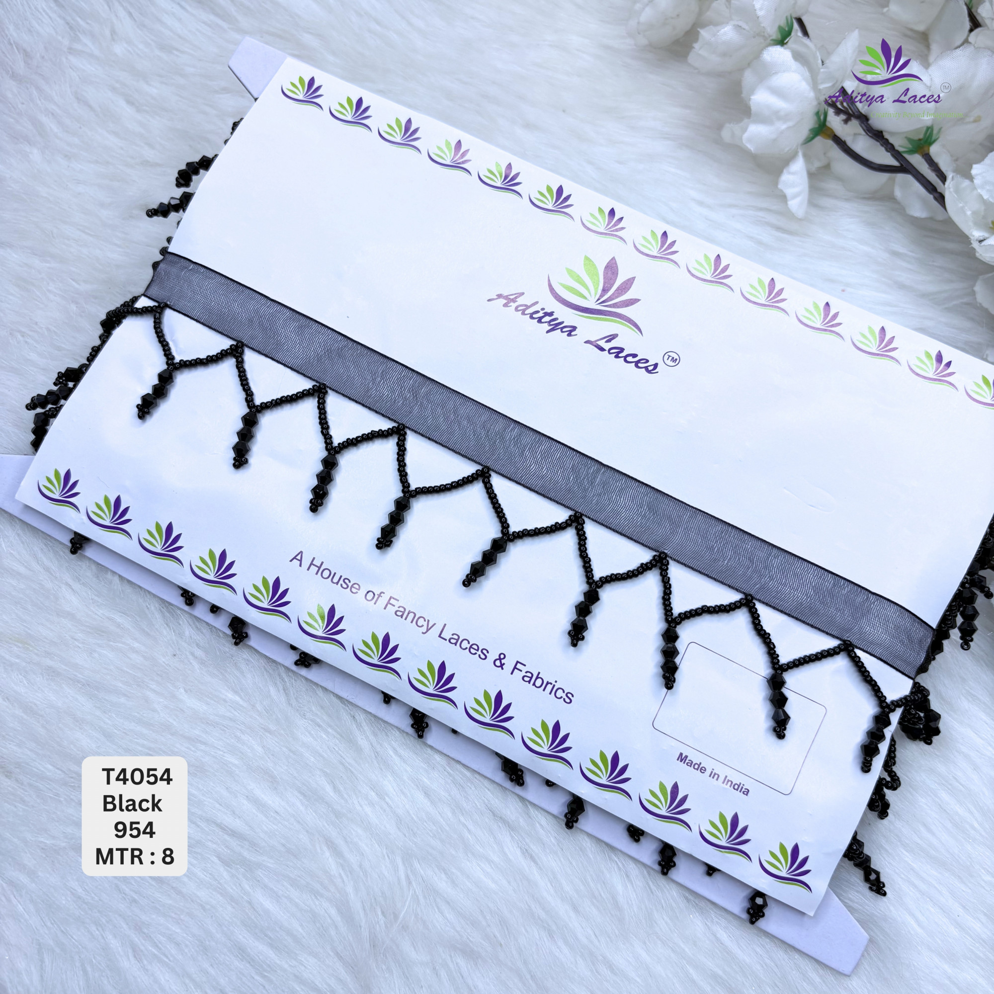 Decorative Gold Pearl Moti Lace Trim