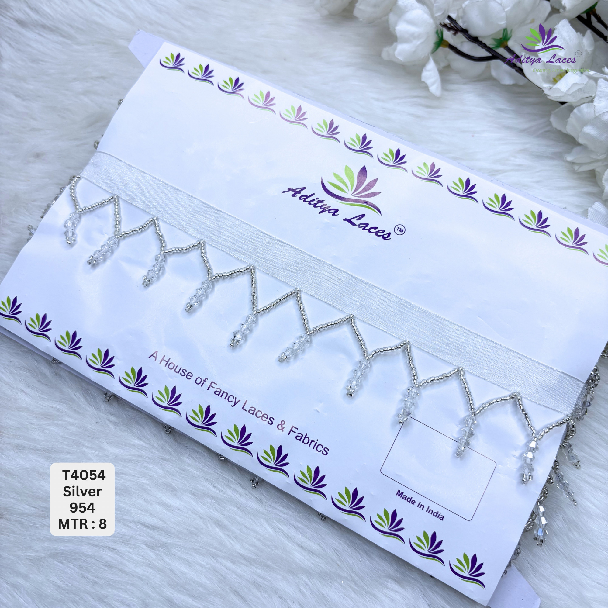 Decorative Gold Pearl Moti Lace Trim