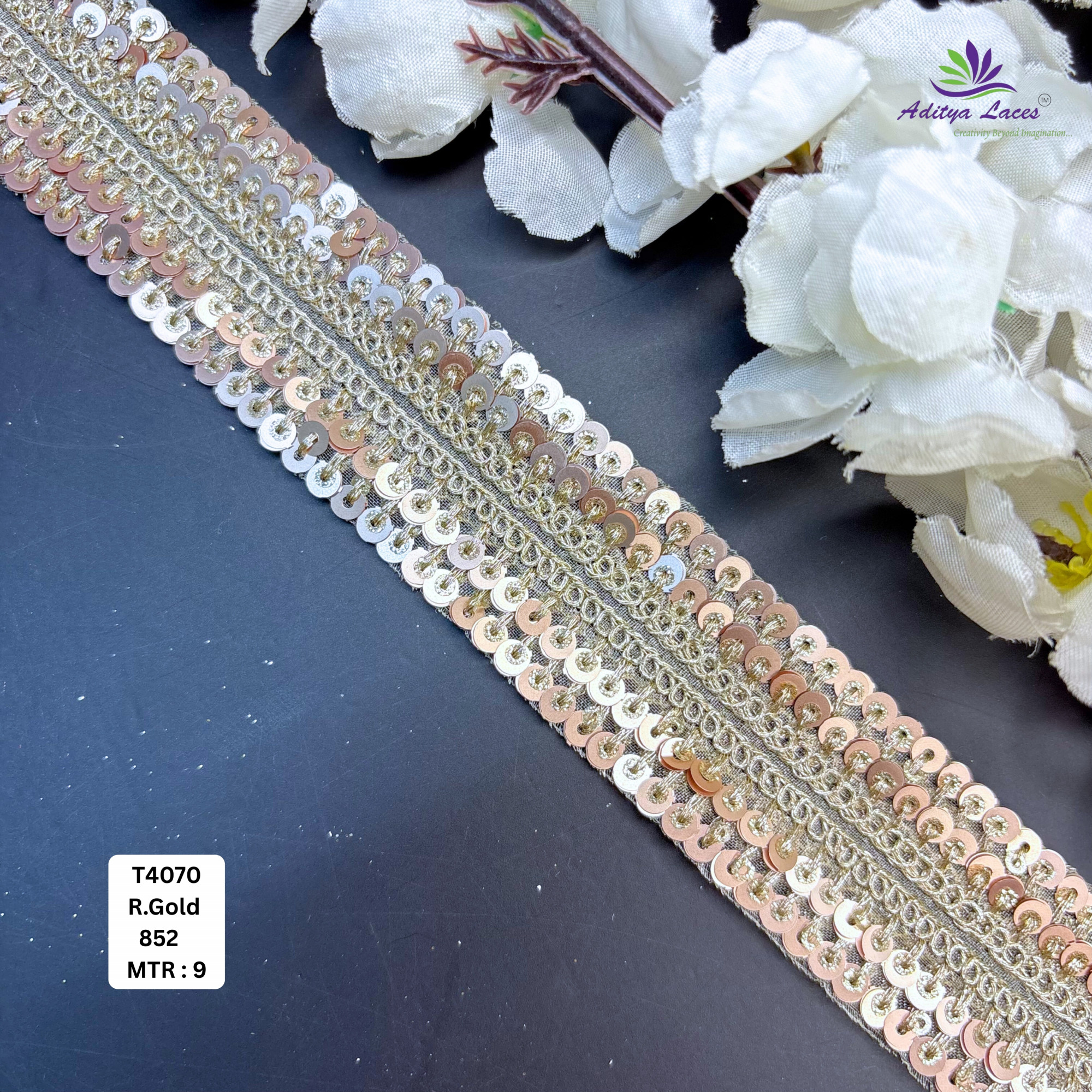 Bridal Silver Embroidery Lace Trim for Saree Garments