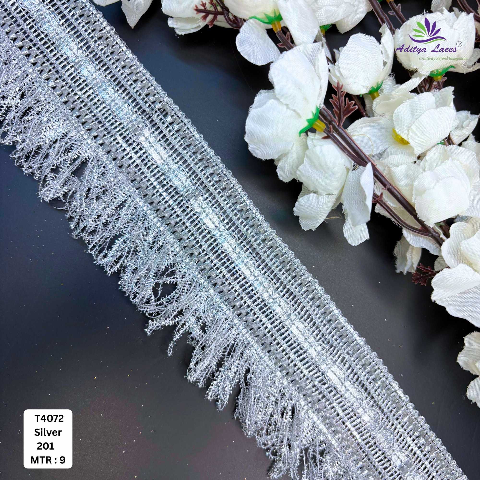Royal Readymade Lace Border with Zari Work for Saree Bridal Wear