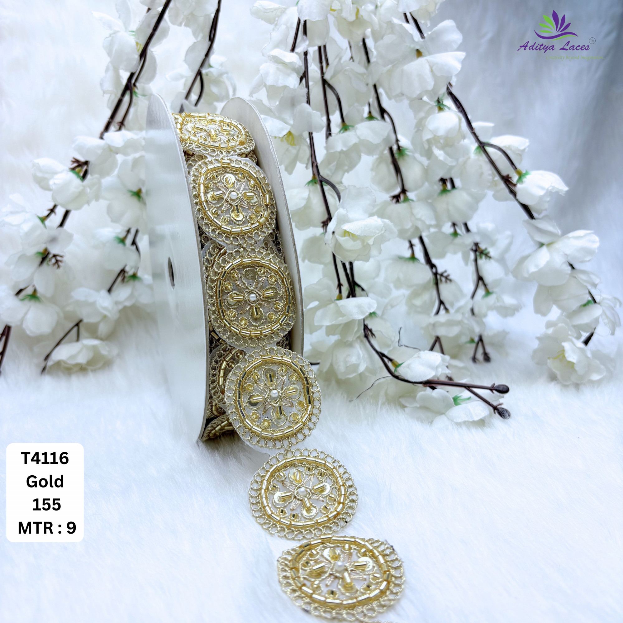 Bridal Garment Decorative Beads Trim for Kurti Dupatta