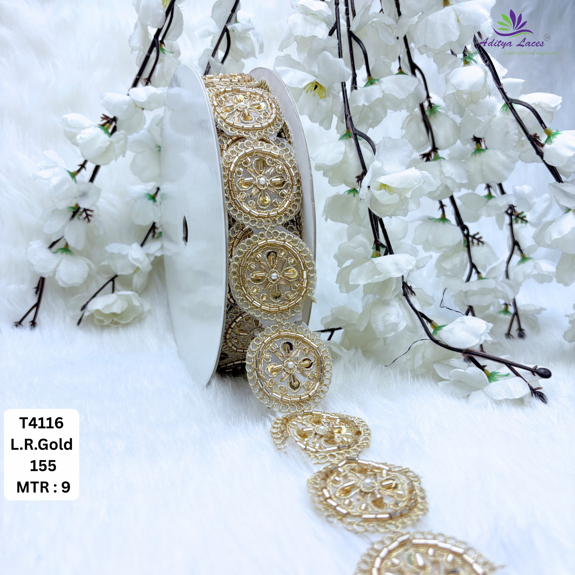 Bridal Garment Decorative Beads Trim for Kurti Dupatta