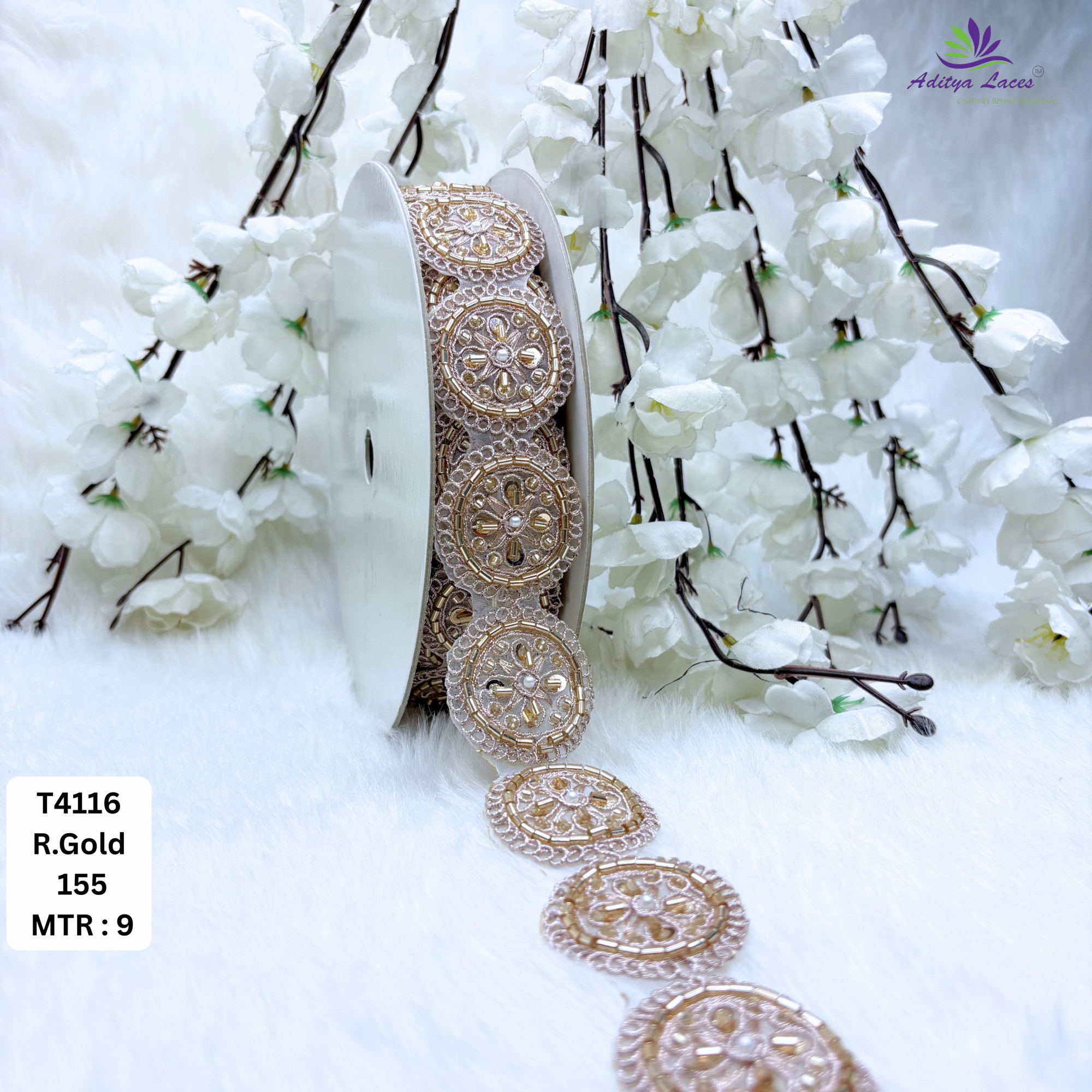 Bridal Garment Decorative Beads Trim for Kurti Dupatta