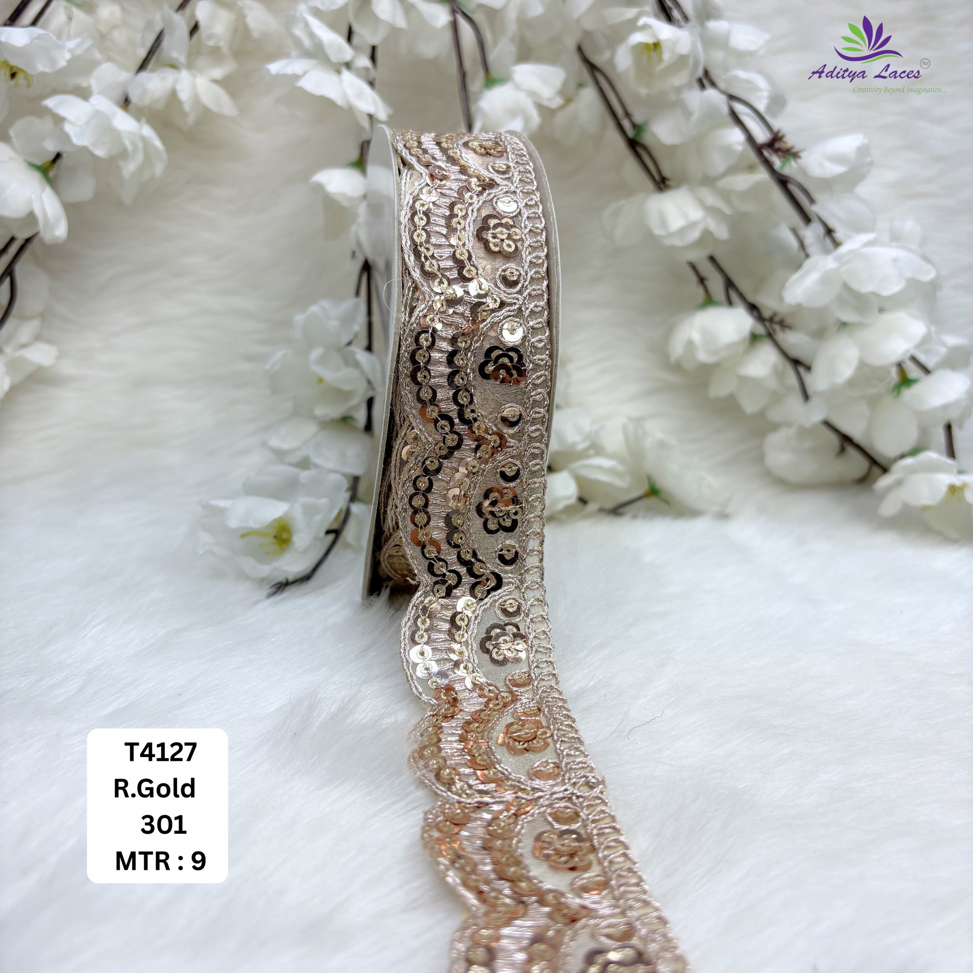 Elegant Silver Embroidery Lace Trim for Saree Garments