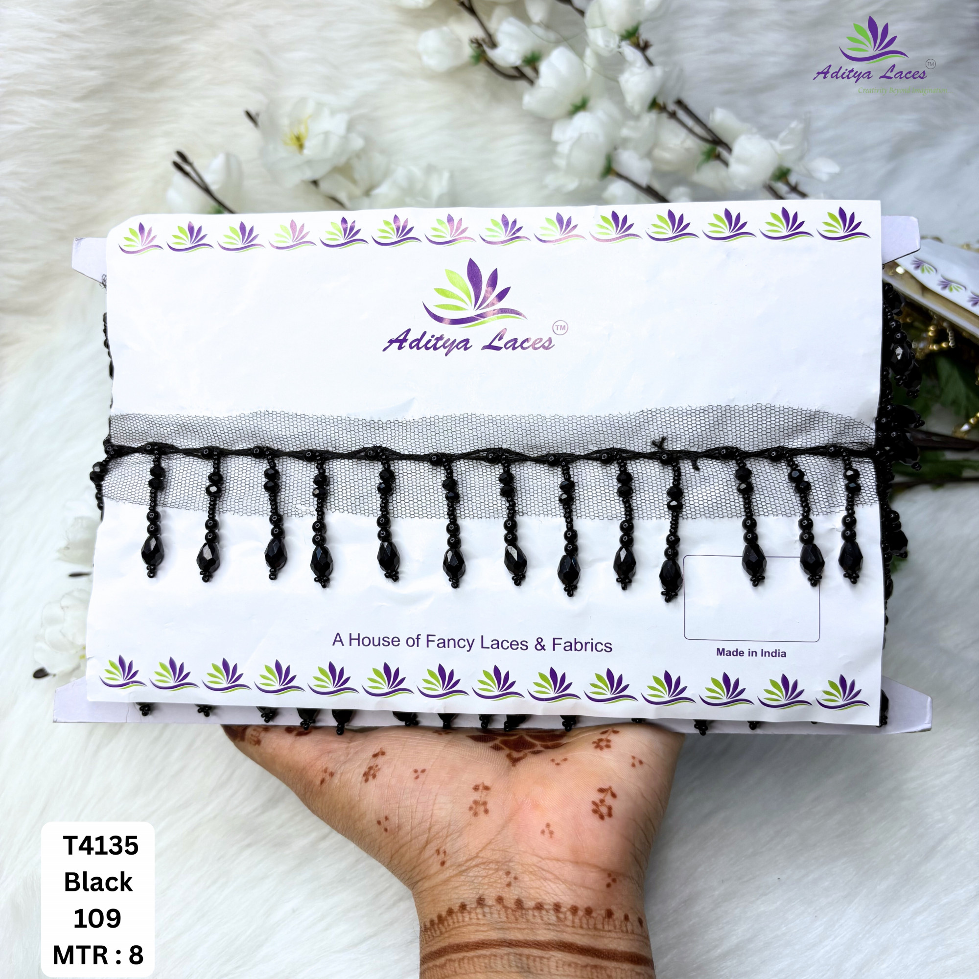 Traditional Gold Pearl Moti Lace Trim
