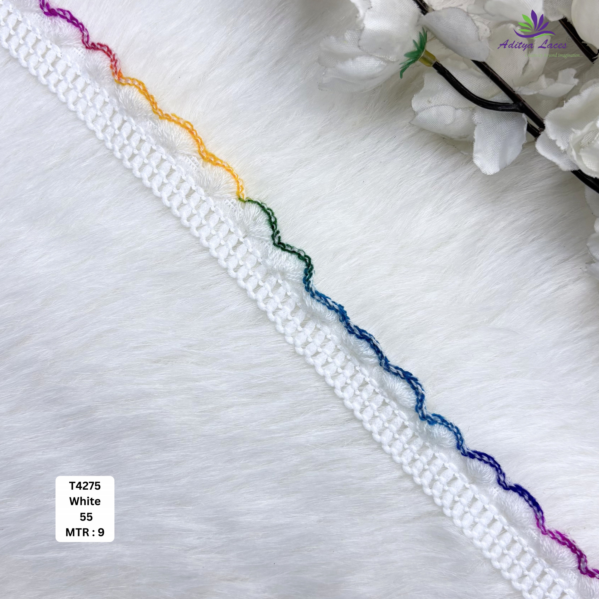 Royal Readymade Lace Border with Zari Work for Saree Bridal Wear