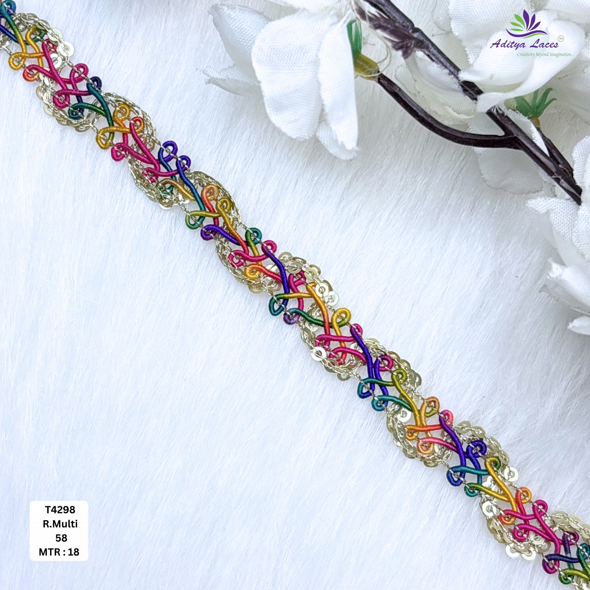 Elegant Readymade Lace Border with Zari Work for Saree Bridal Wear