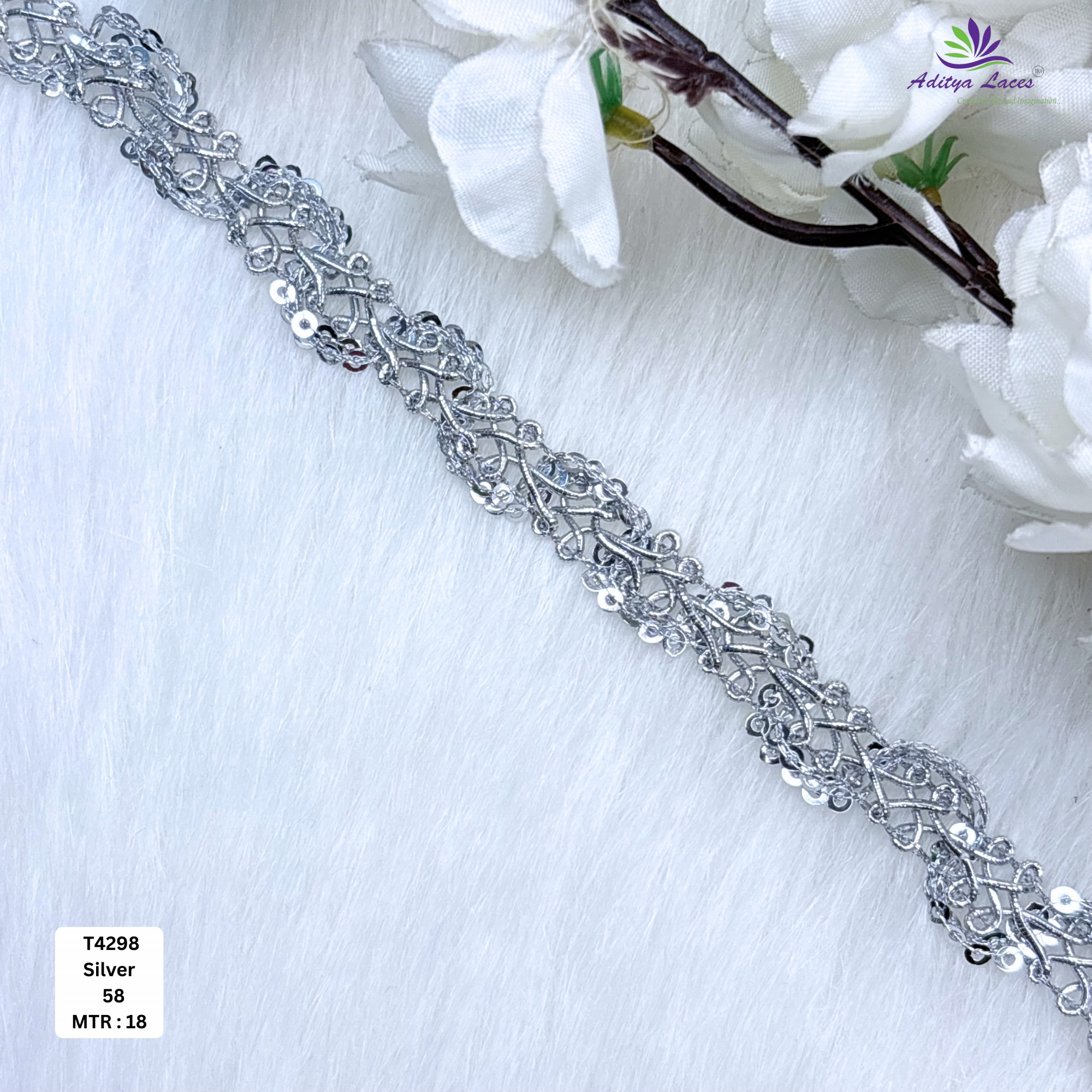 Elegant Readymade Lace Border with Zari Work for Saree Bridal Wear