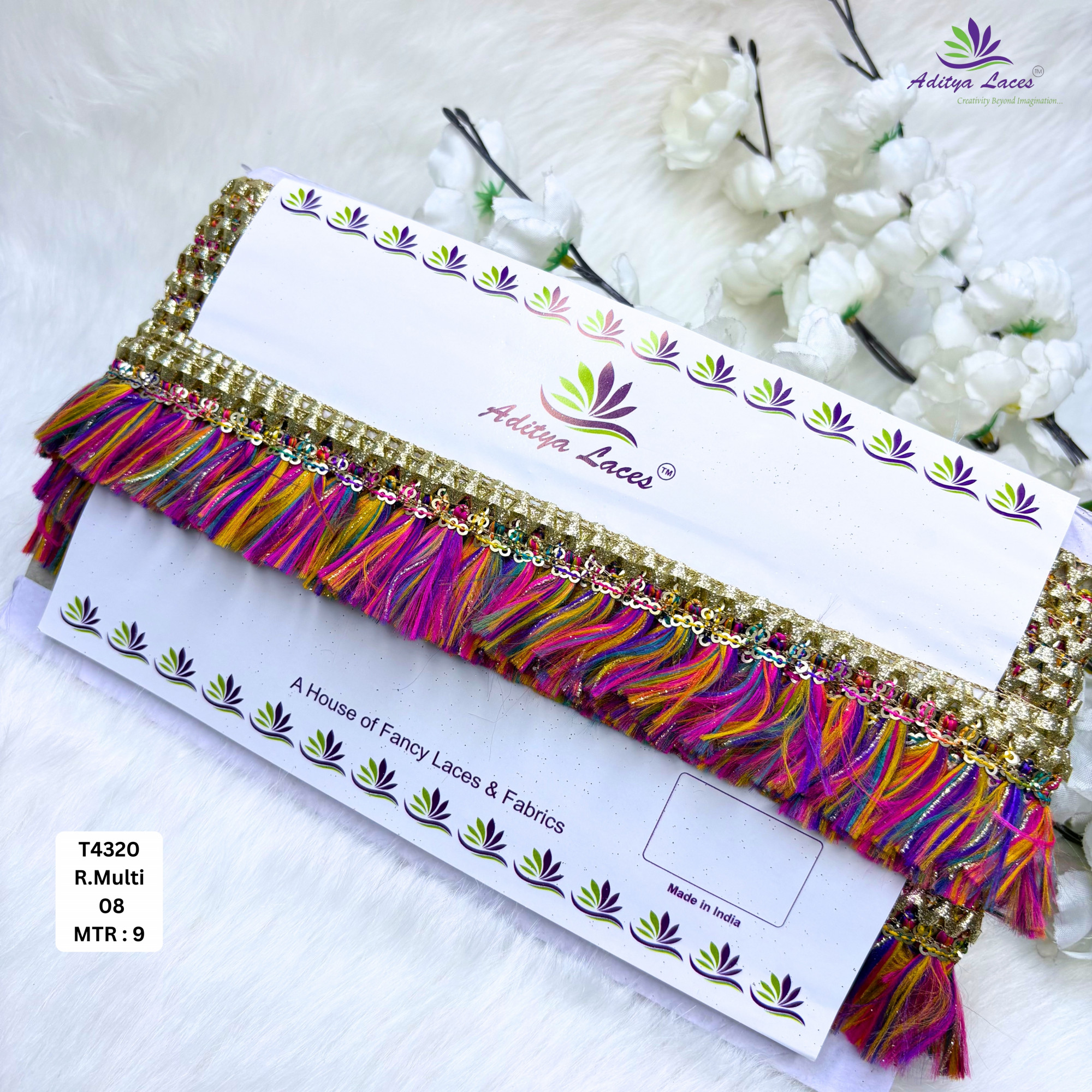 Premium Readymade Lace Border with Zari Work for Saree Bridal Wear