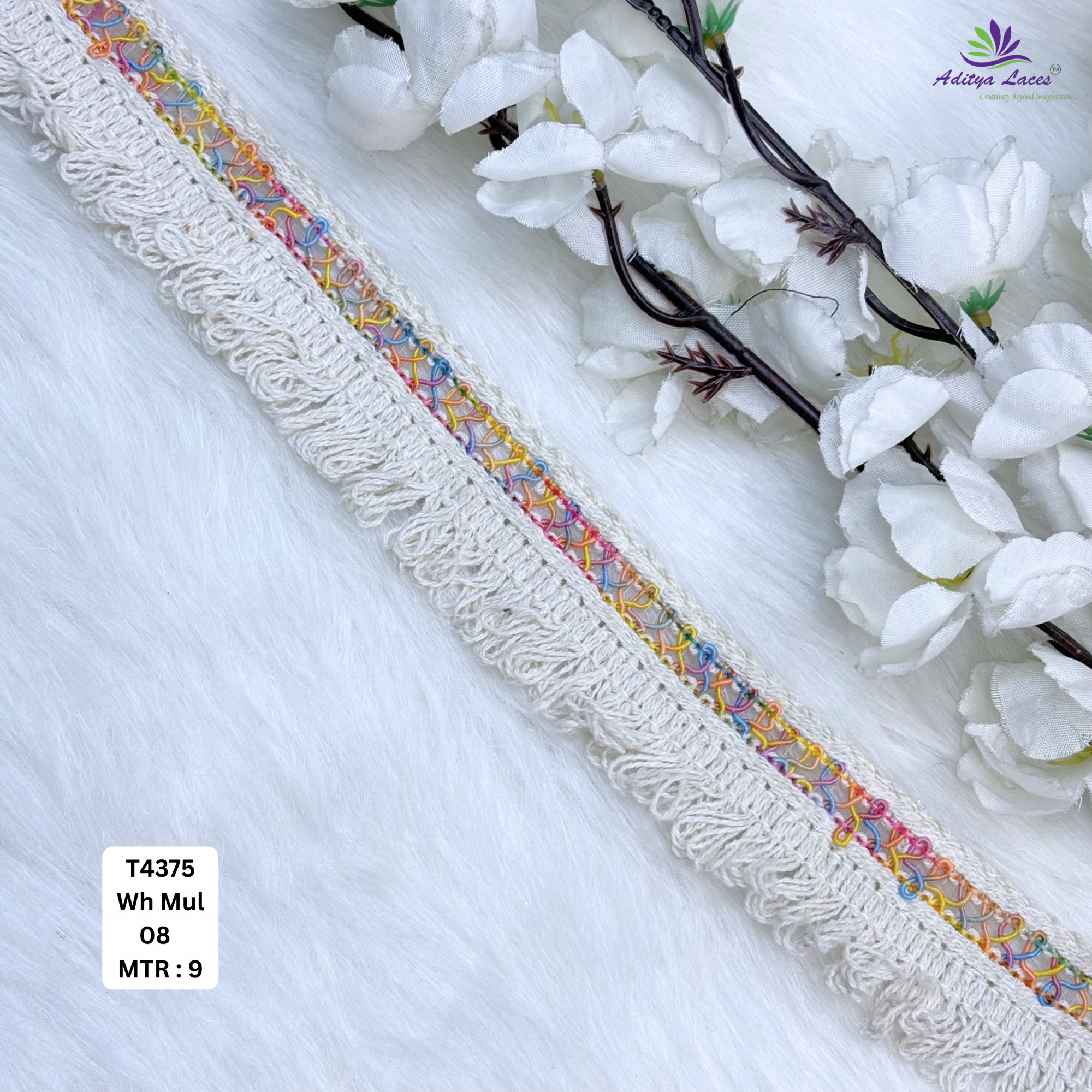 Luxury Readymade Lace Border with Zari Work for Saree Bridal Wear