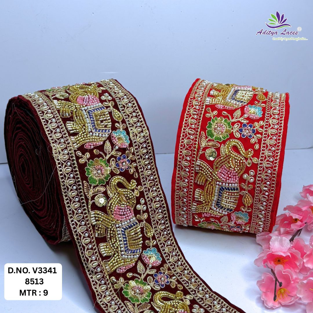 Premium Designer Beads Border for Fashion Accessories