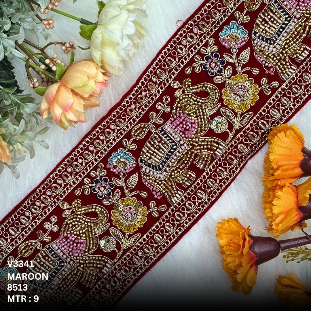 Premium Designer Beads Border for Fashion Accessories