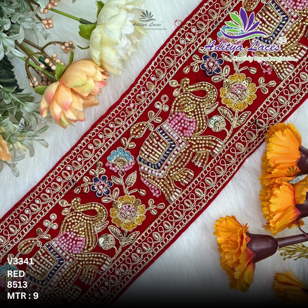 Premium Designer Beads Border for Fashion Accessories