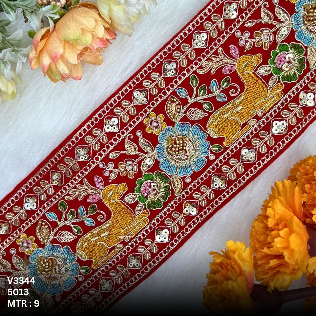 Classic Beads Lace Trim for Garment Decoration
