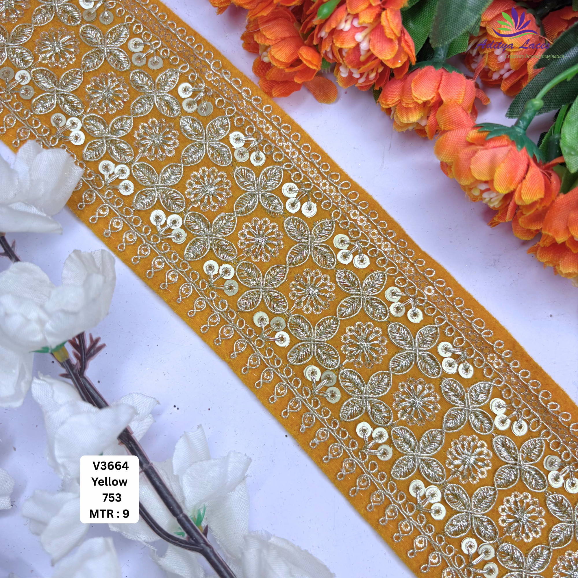 Velvet Multicolor Embroidery Lace Trim Designer Saree Border Bridal Beads Lace Decorative Fashion Trim