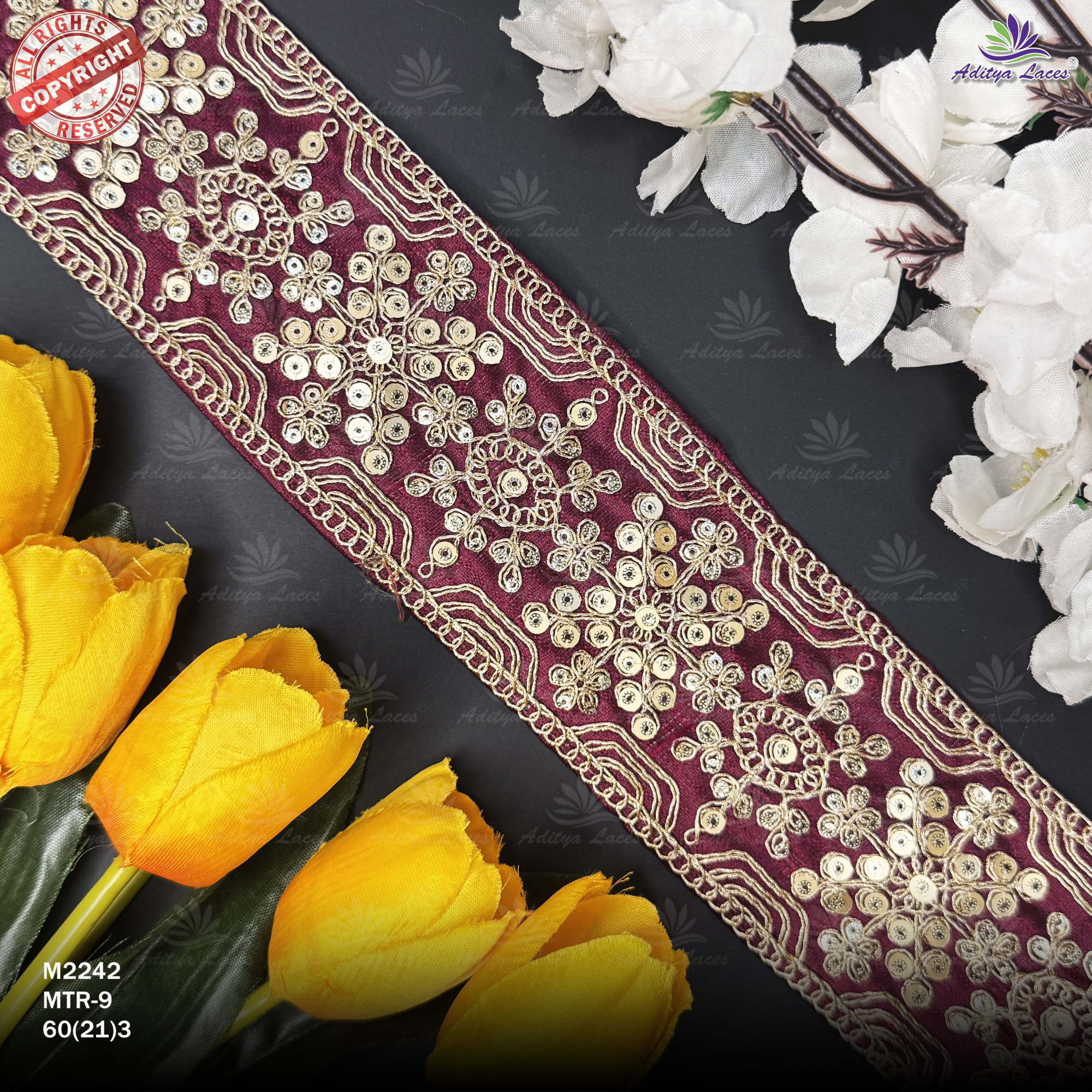 Stylish Designer Saree Lace for Lehenga Saree