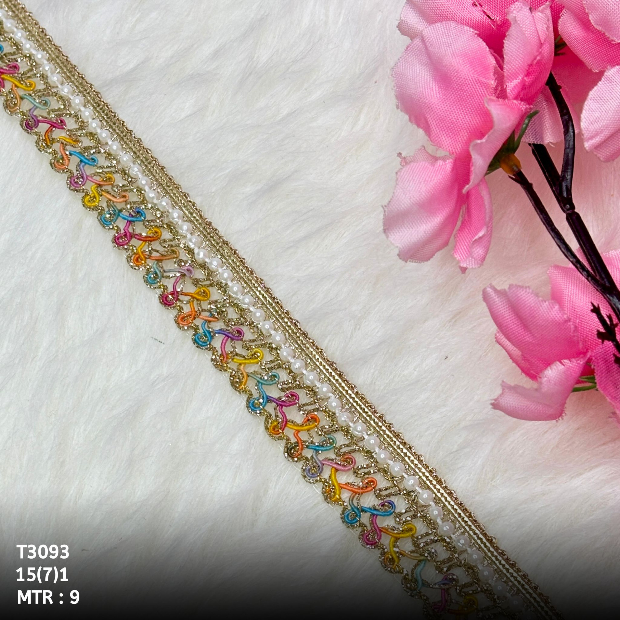 Royal Readymade Lace Border with Zari Work for Saree Bridal Wear