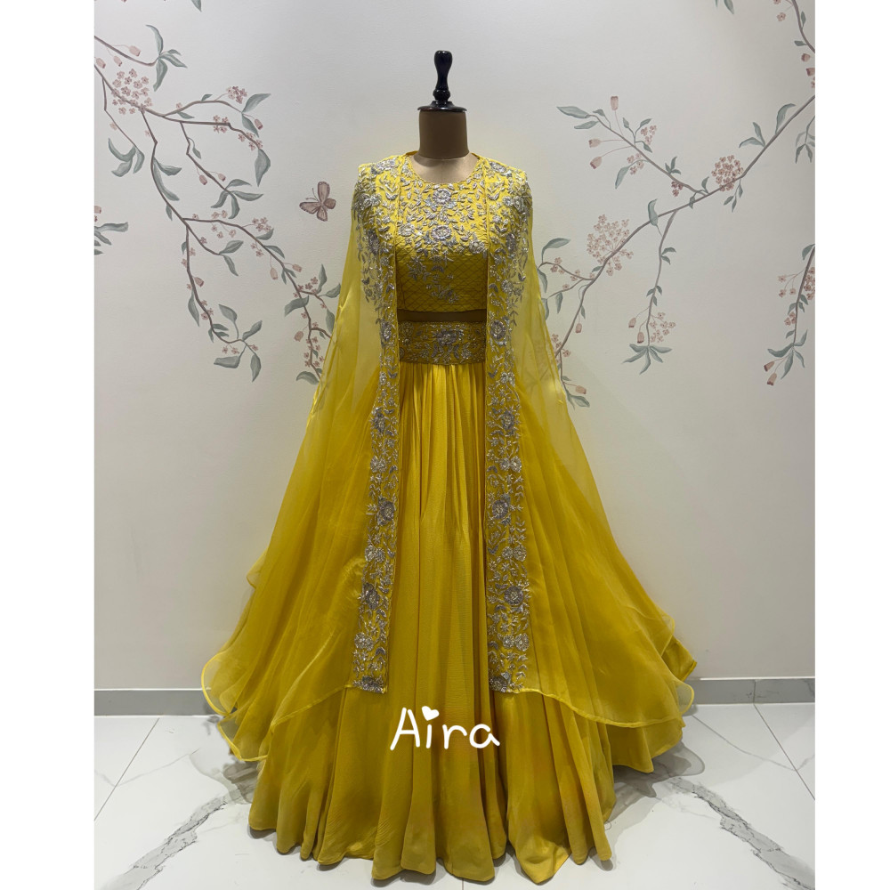 Image of Golden Glow Lehenga Set