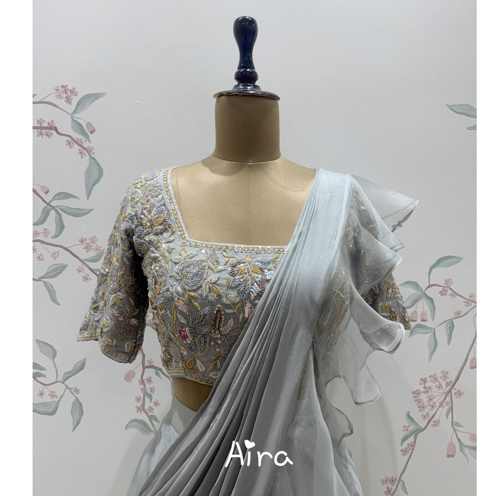 Mist Blossom Lehenga Set