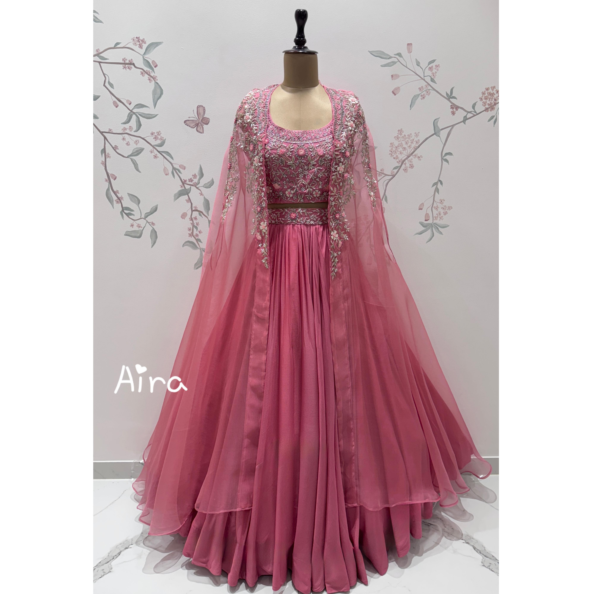 Dreamy Rose-Pink Lehenga
