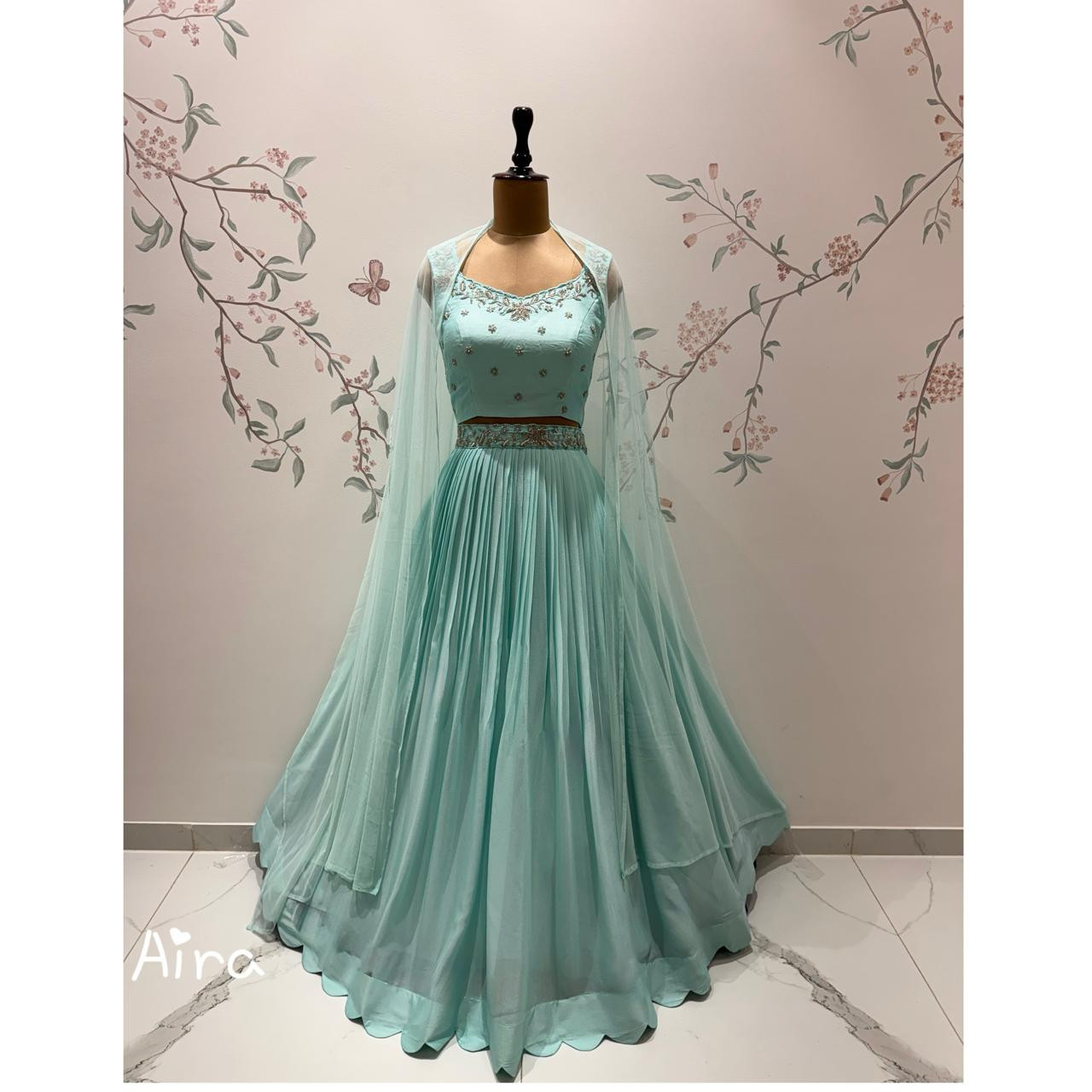 Mint Mirage croptop