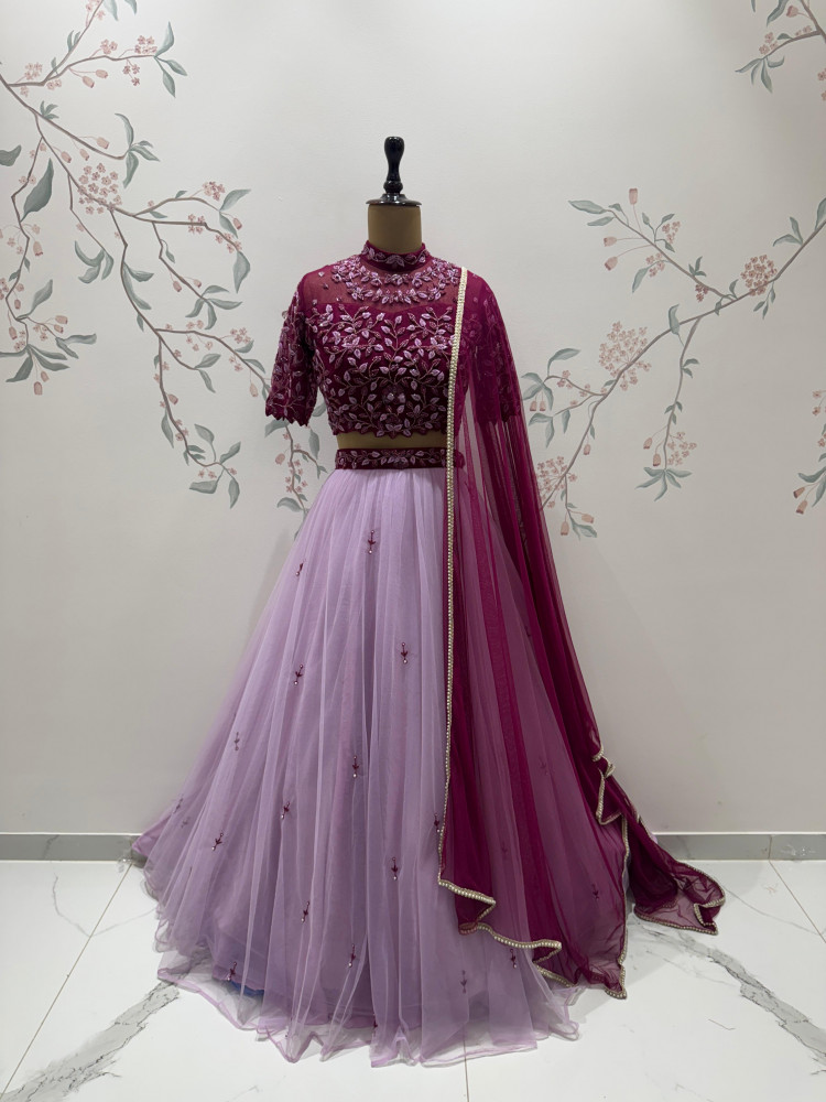Image of Wine &amp; Wisteria Croptop