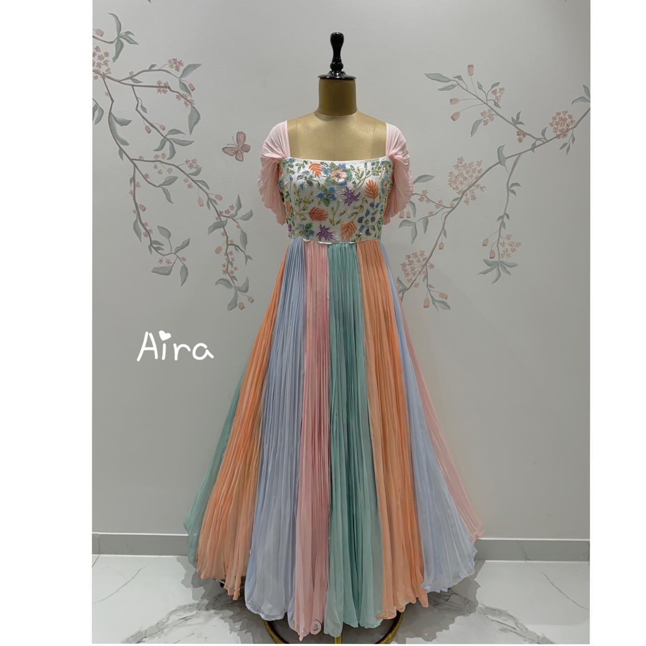 Multi Colour gown