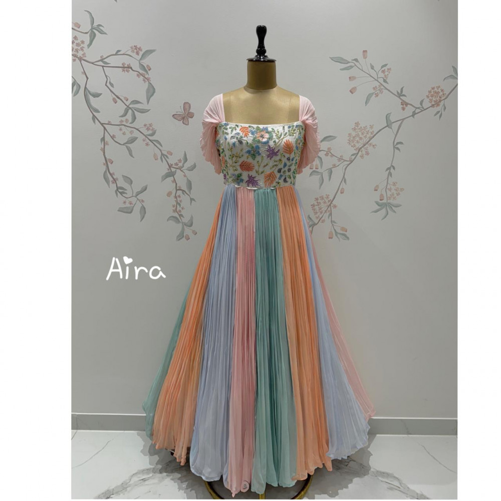 Image of Multi Colour gown